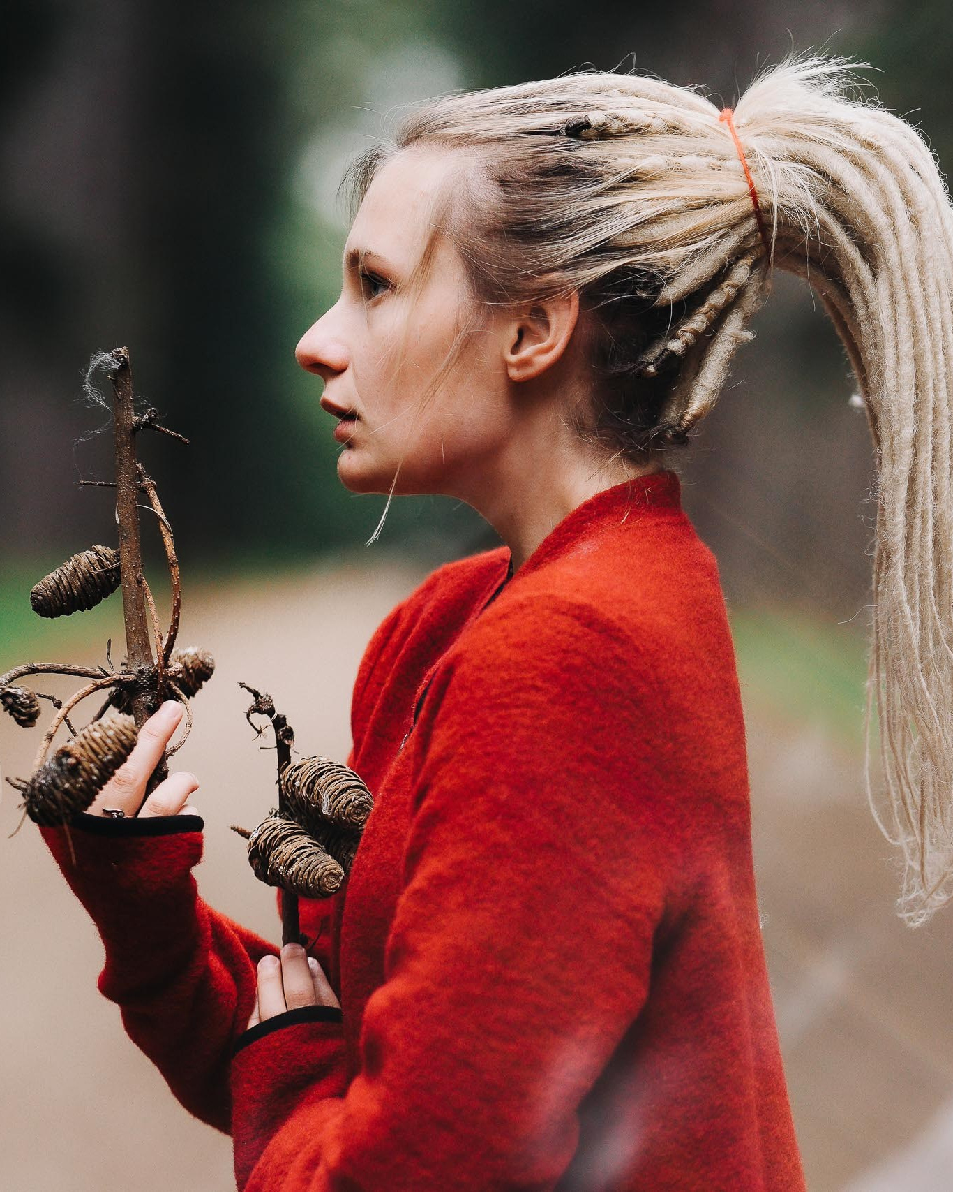 Personal portrait photographer Solihull — expressive outdoor portrait by Irina Zoteeva