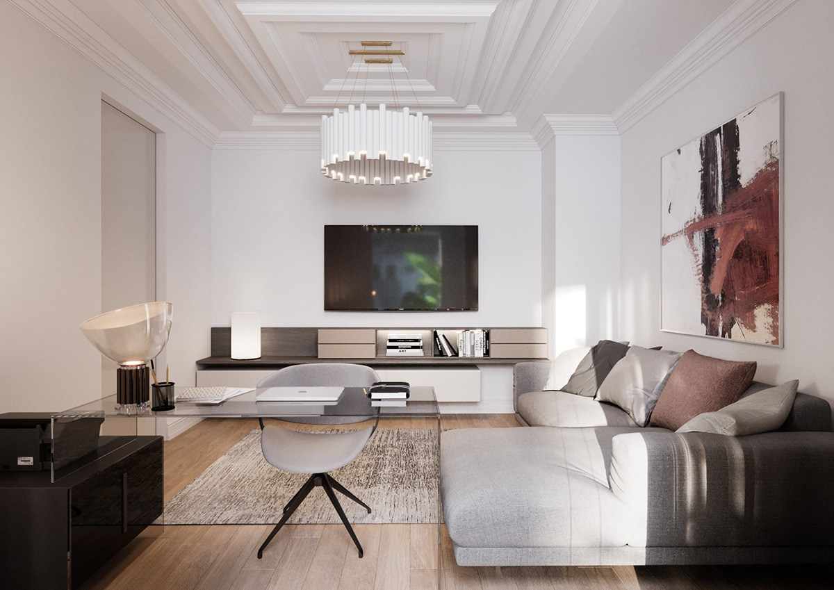 COUNTRY HOUSE. Interior Design & 3D Rendering | Alena Bulataya Design Buro