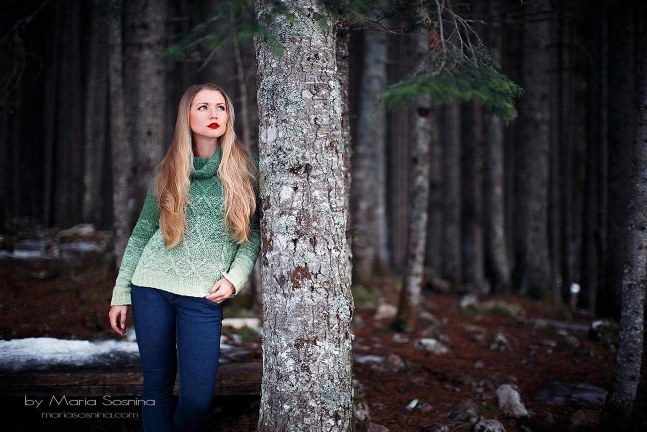 Svartsjøen i Montenegro om vinteren