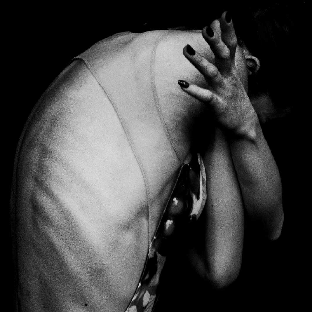 artistic black and white ballet dancer photo