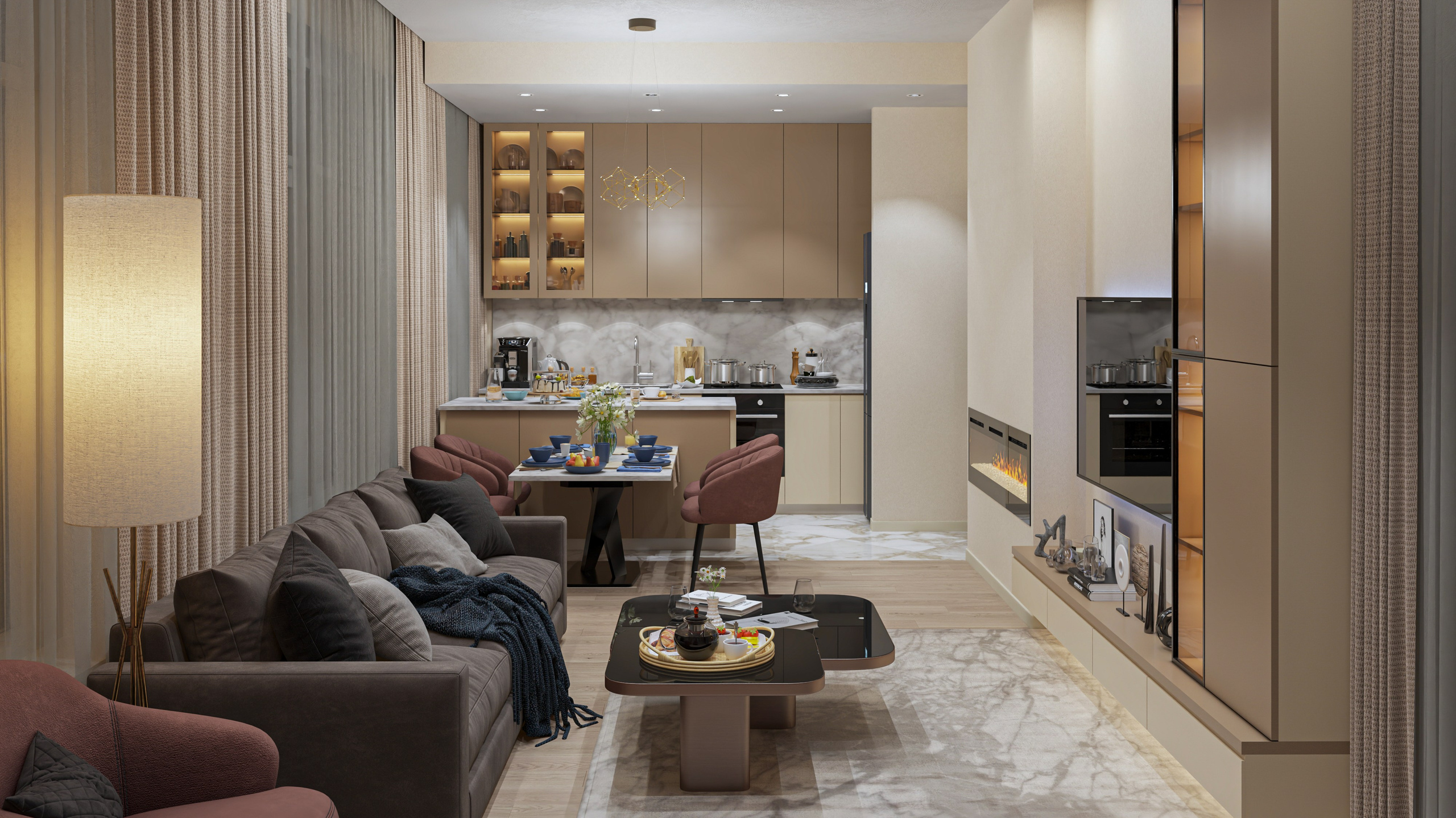 Интерьерная визуализация. Дизайн и визуализация