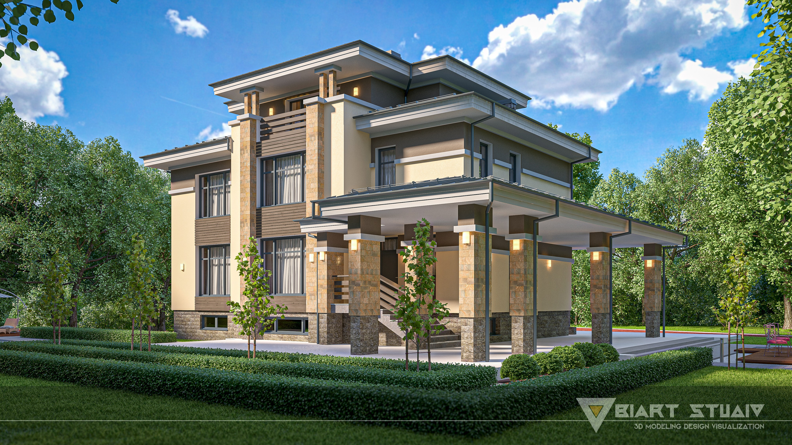 Архитектурная визуализация. Дизайн и визуализация