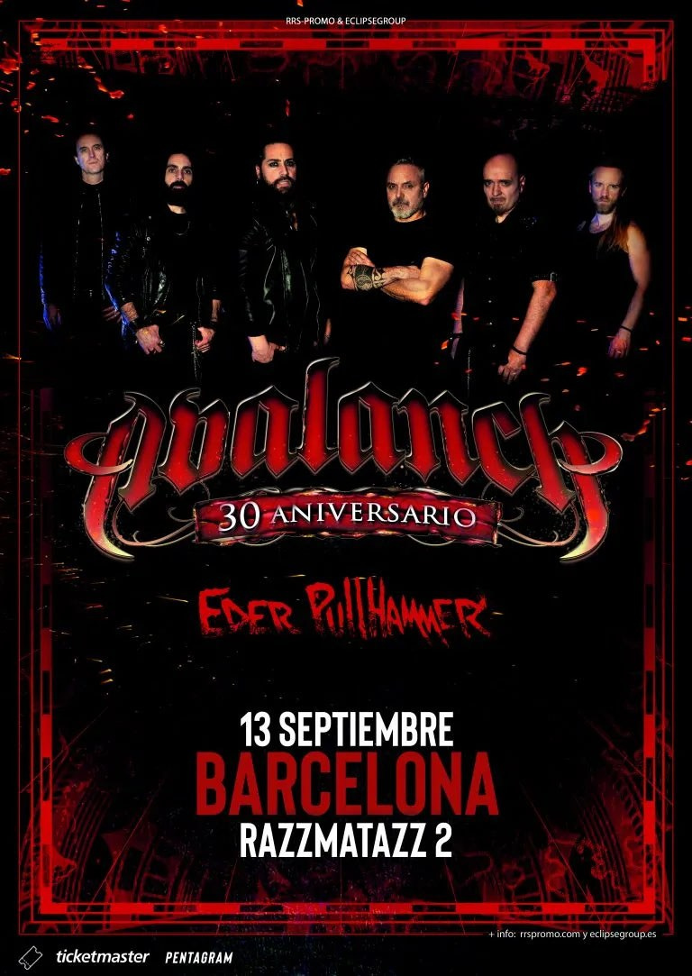 Rock and Metal Concert Calendar in Spain — September 2025 | FOTKAI