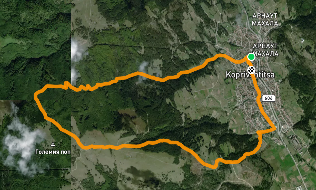 Трасета. Първа Пушка Trail