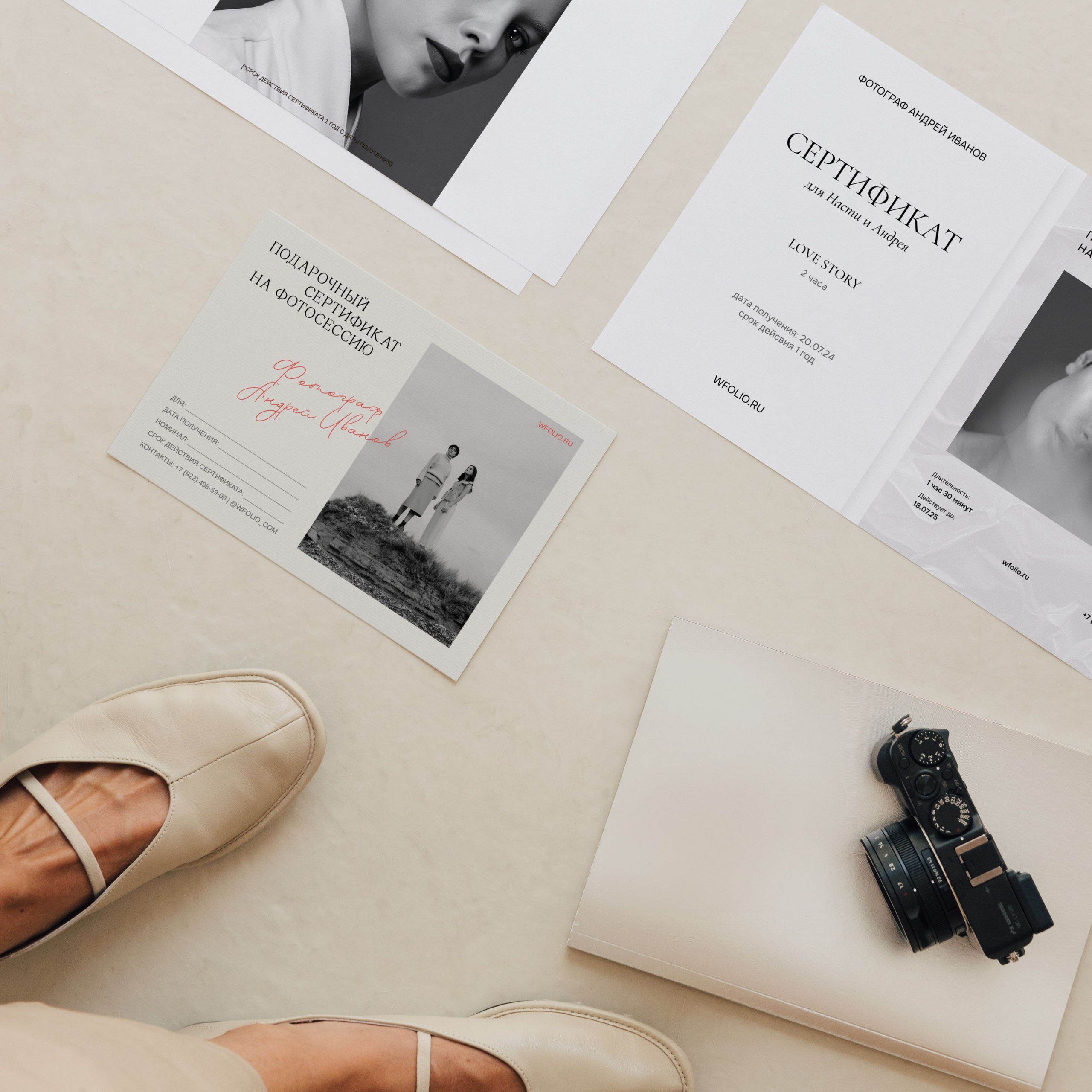 Сделать сайт фотографа на заказ от Wfolio по доступной цене
