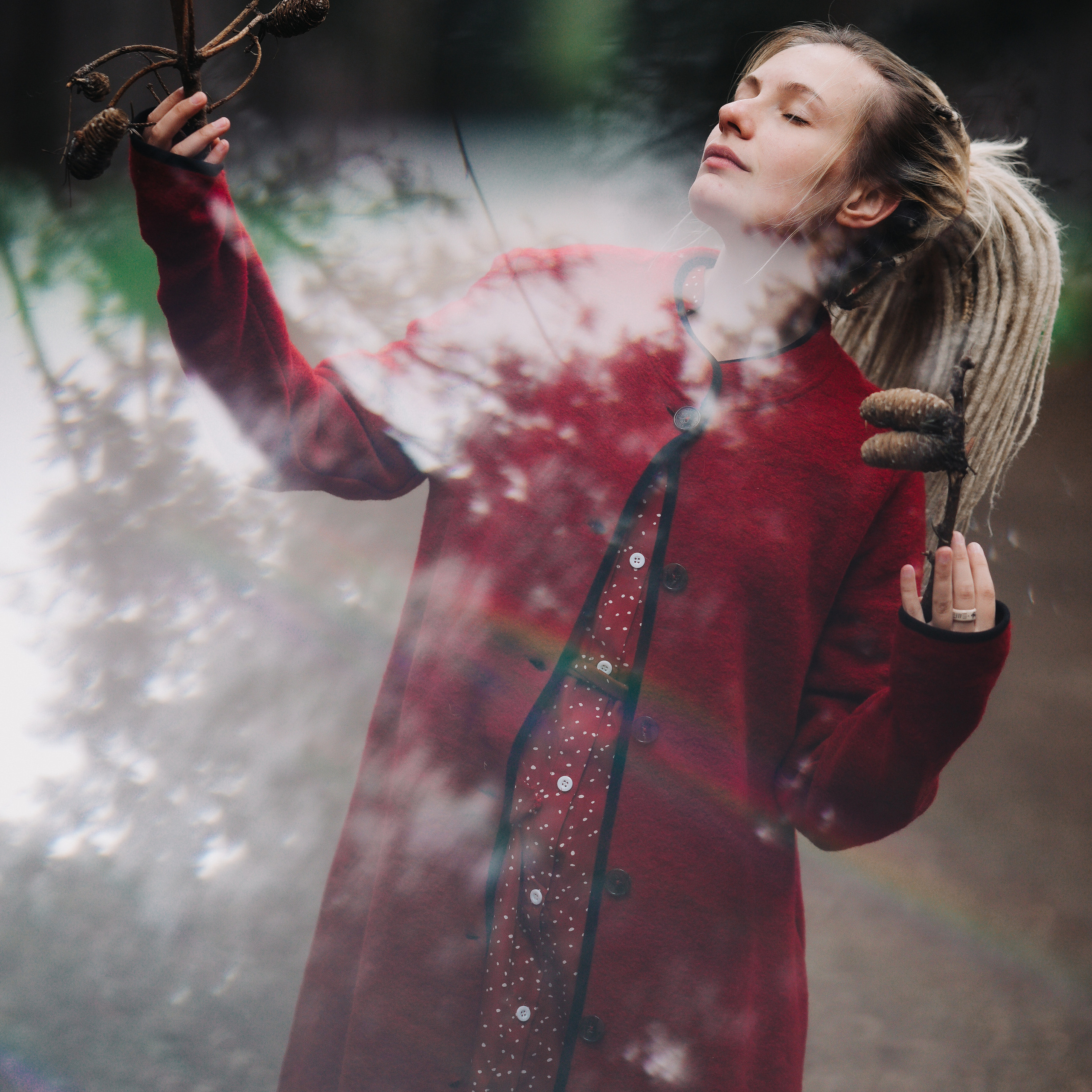 Art project with Alexandra Dikaia. Artistic photography by Irina Zoteeva. Social media content photographer