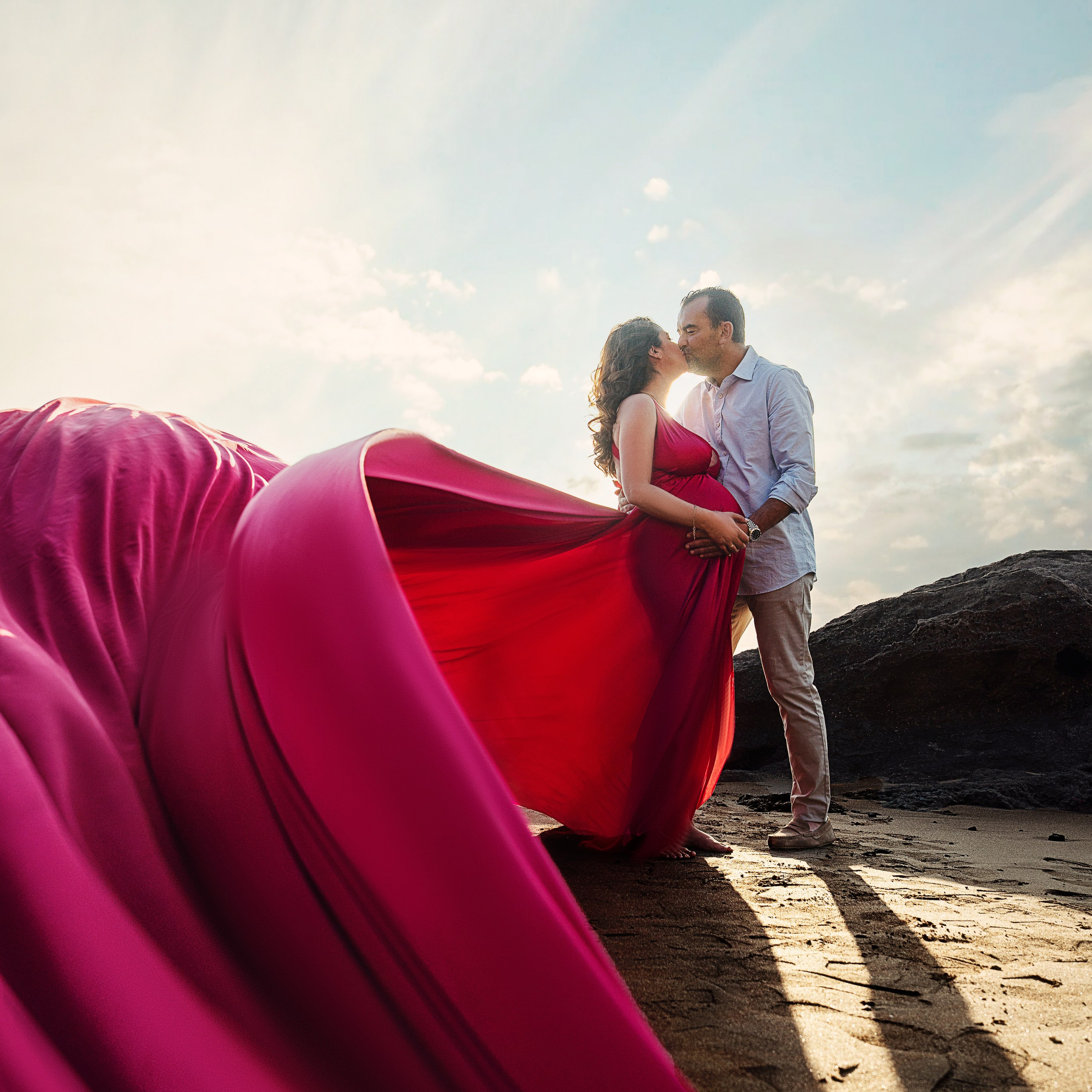 Sesión de embarazo en Tenerife – Fotos maternidad en la naturaleza. Tania Bonnet | Fotógrafa en Tenerife | Flying Dress & Family Photographer