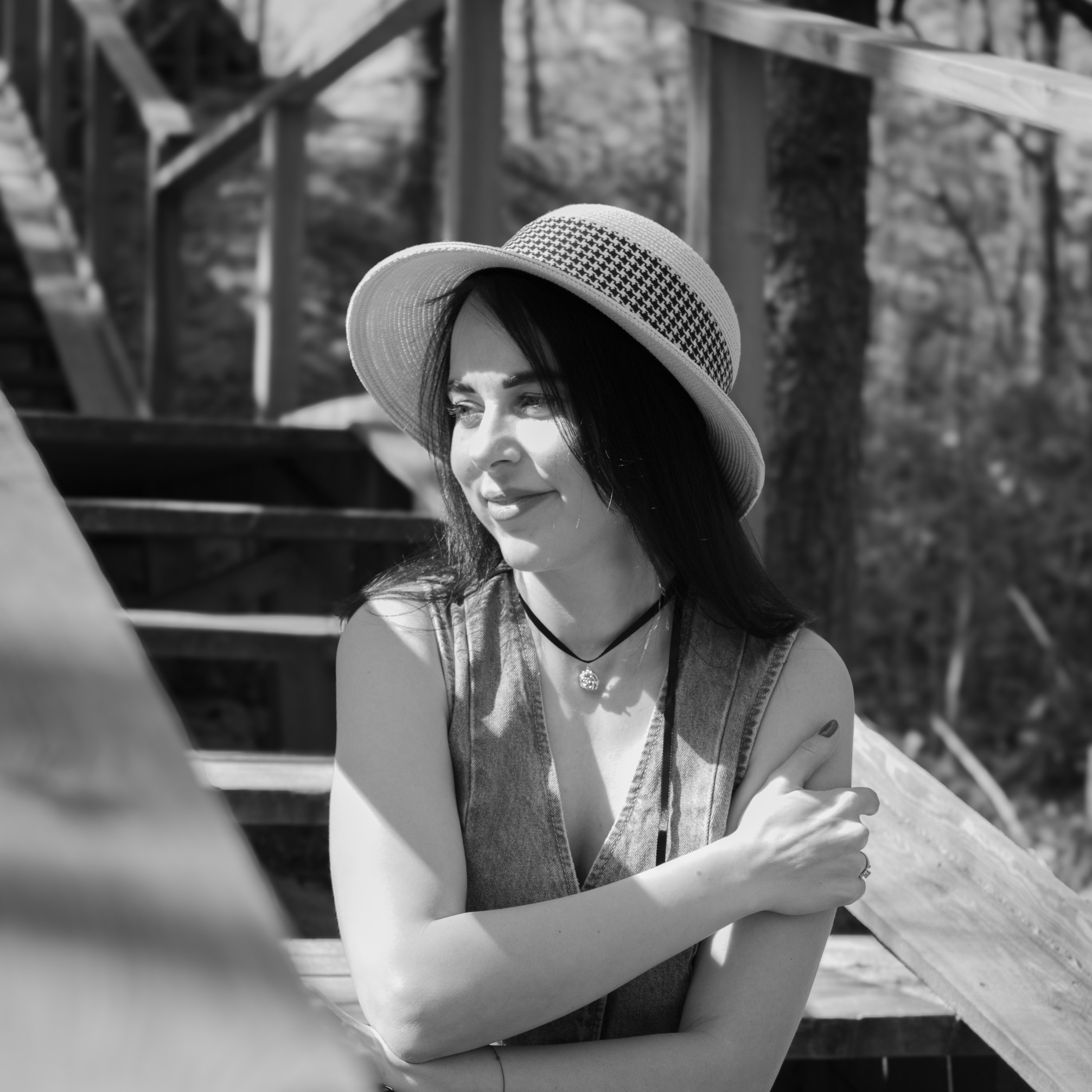 Portretų fotografija gamtoje