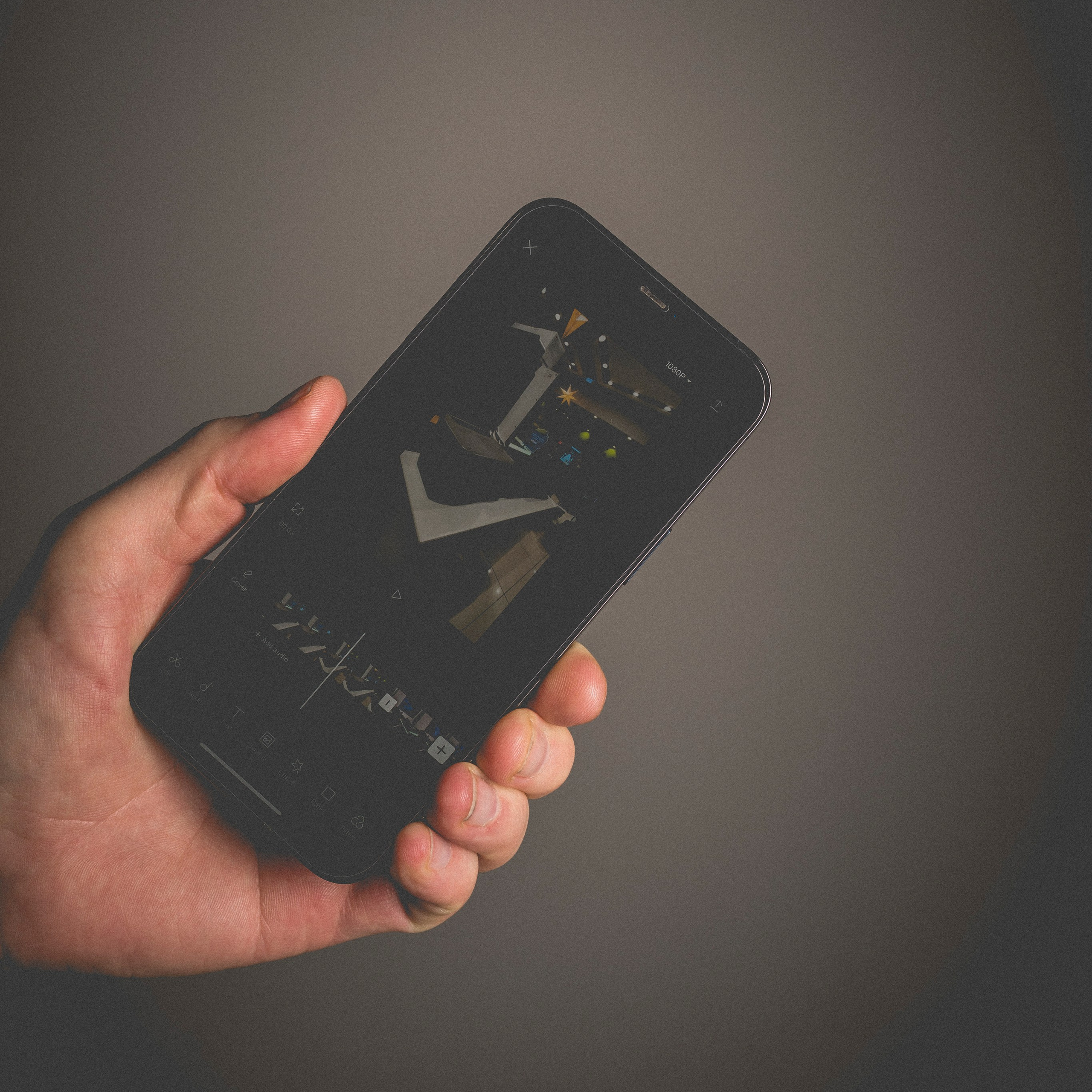 Video editing in phone, iPhone. Video shooting and creating with phone, iPhone Video School