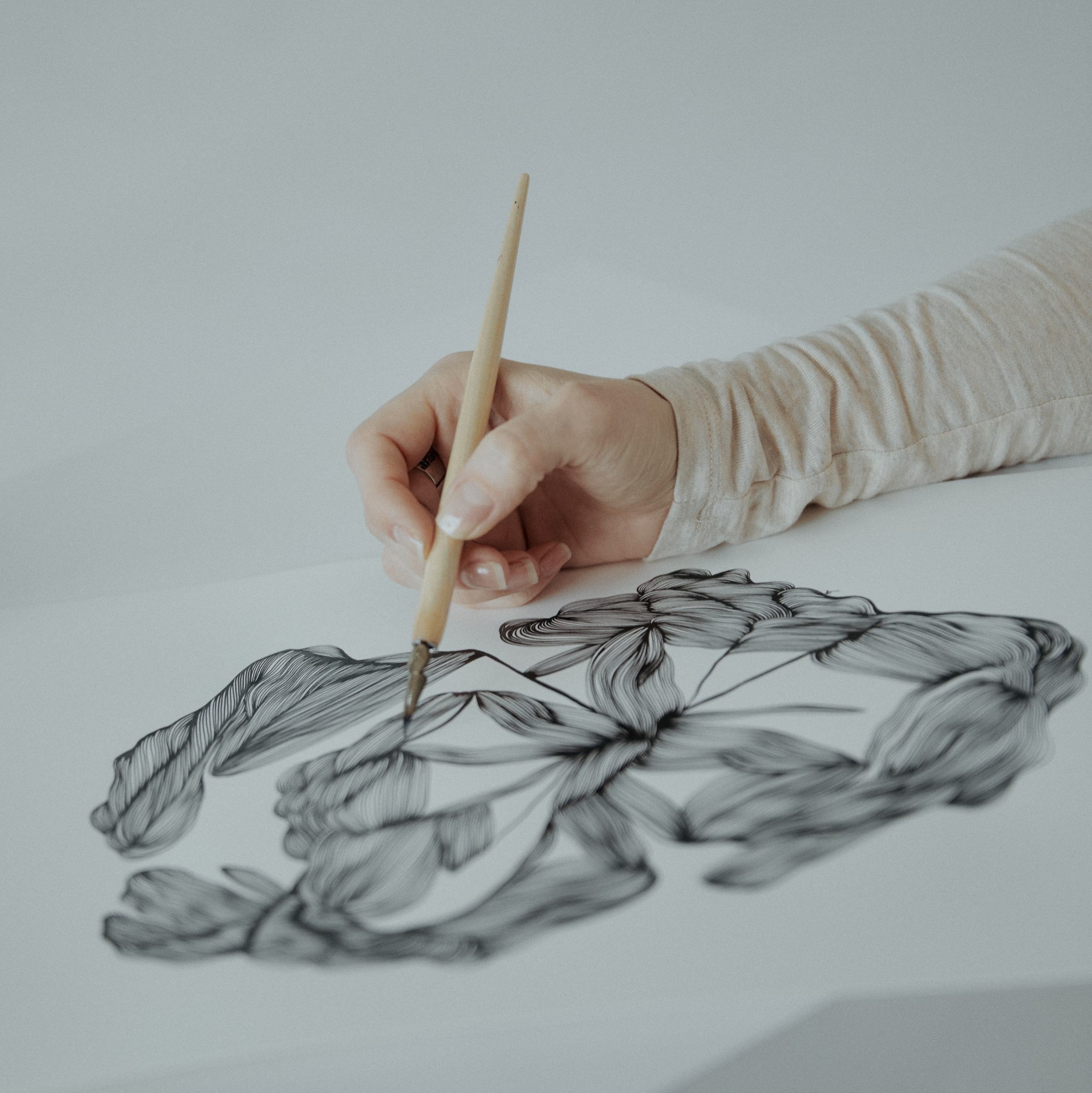 Kristine Tumanyan, kunstenaar Nederland, Roermond, Heerlen, Limburg. Meditative line art. Armenie