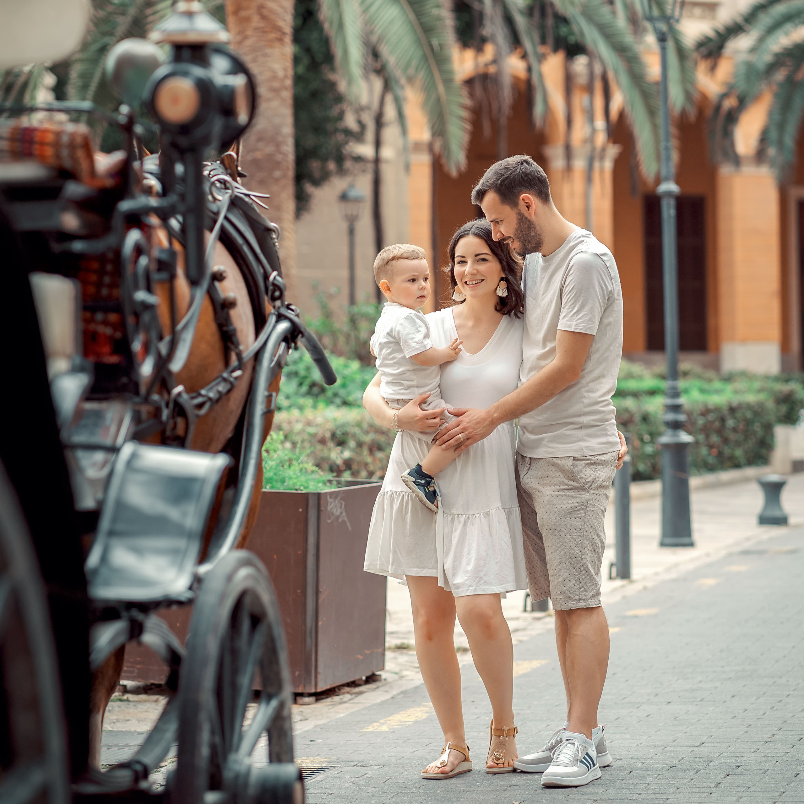 Familien Fotoshooting Mallorca mit Kindern Palma de Mallorca Altstadt