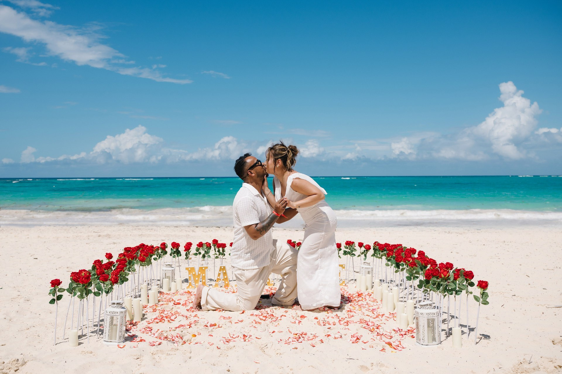Marriage Proposal Punta Cana | Romantic Beach & Luxury Proposal Packages. Luxury Marriage Proposals & Wedding Moments in Punta Cana | Mikhail Chernov Photography
