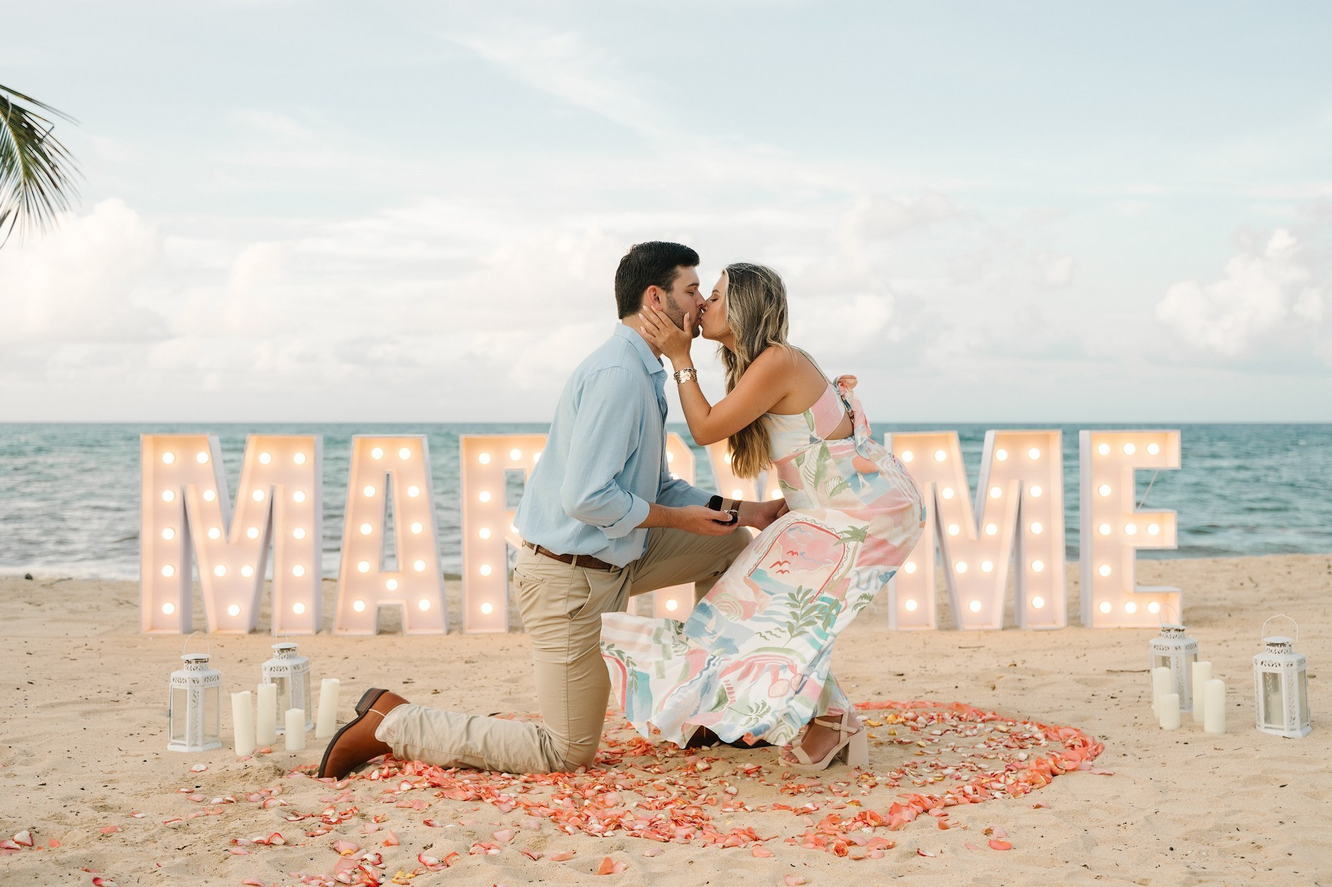 Marriage Proposal Punta Cana | Romantic Beach & Luxury Proposal Packages. Luxury Marriage Proposals & Wedding Moments in Punta Cana | Mikhail Chernov Photography