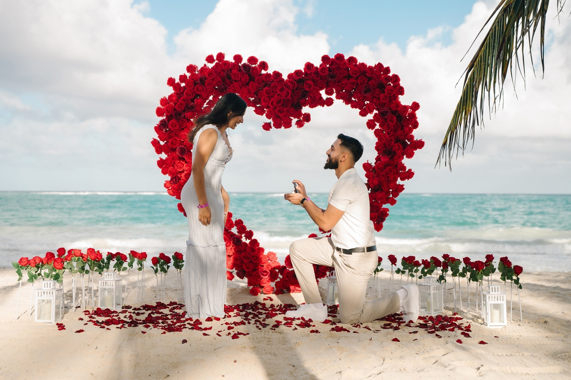 Marriage Proposal Punta Cana | Romantic Beach & Luxury Proposal Packages. Luxury Marriage Proposals & Wedding Moments in Punta Cana | Mikhail Chernov Photography
