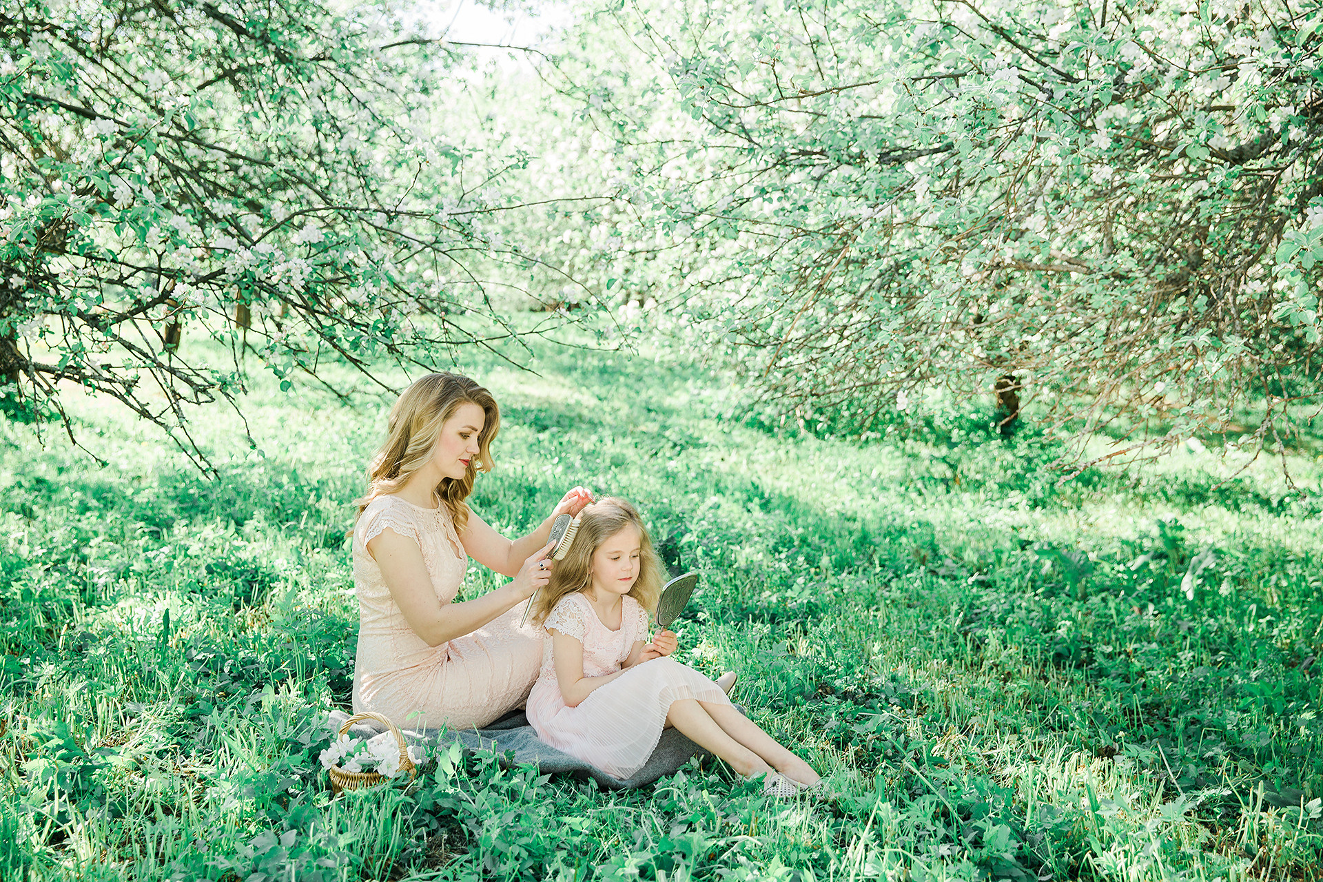 Minikuvaukset omenatarhassa