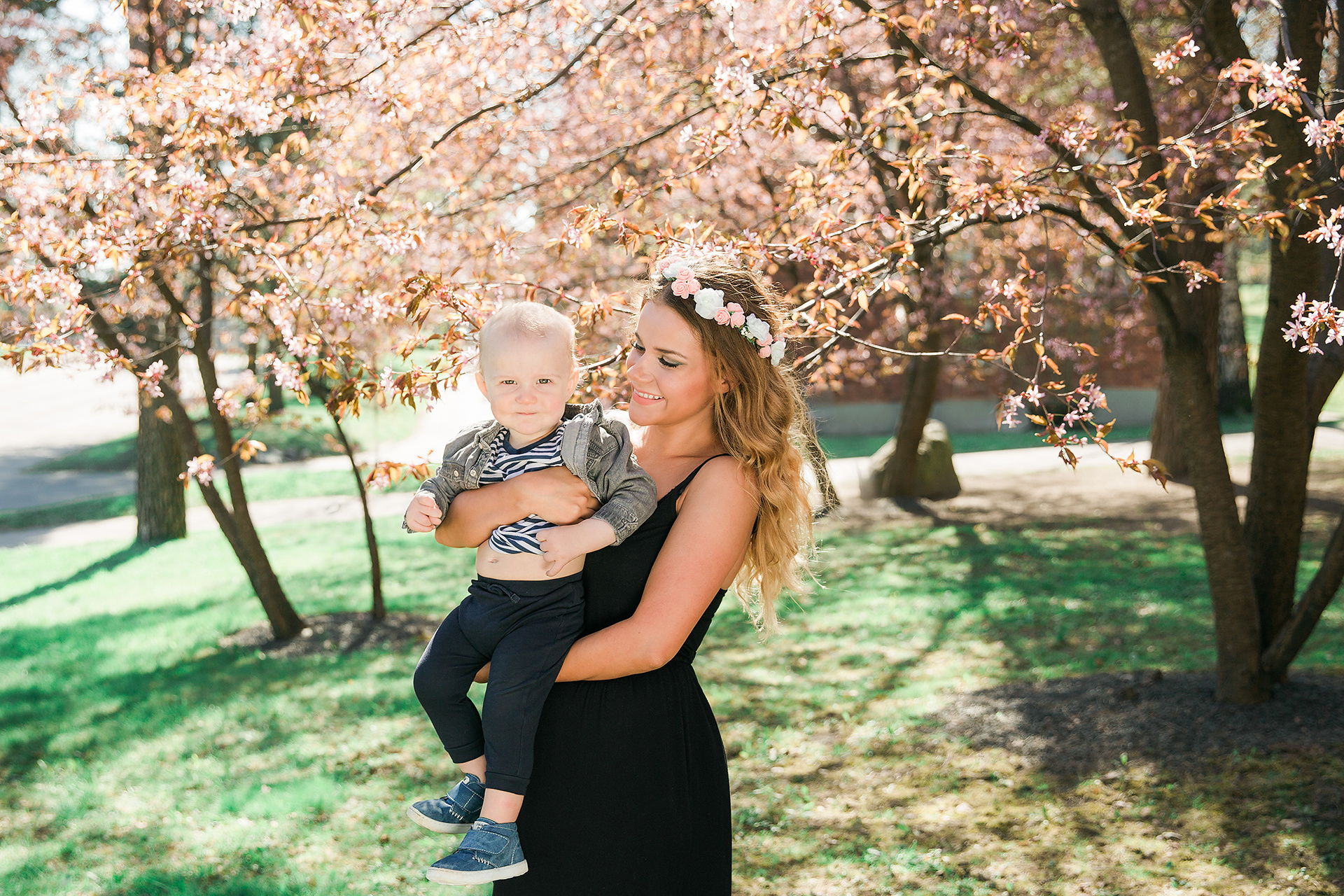 Kuvauspäivä kirsikkapuistossa 19.5.2018