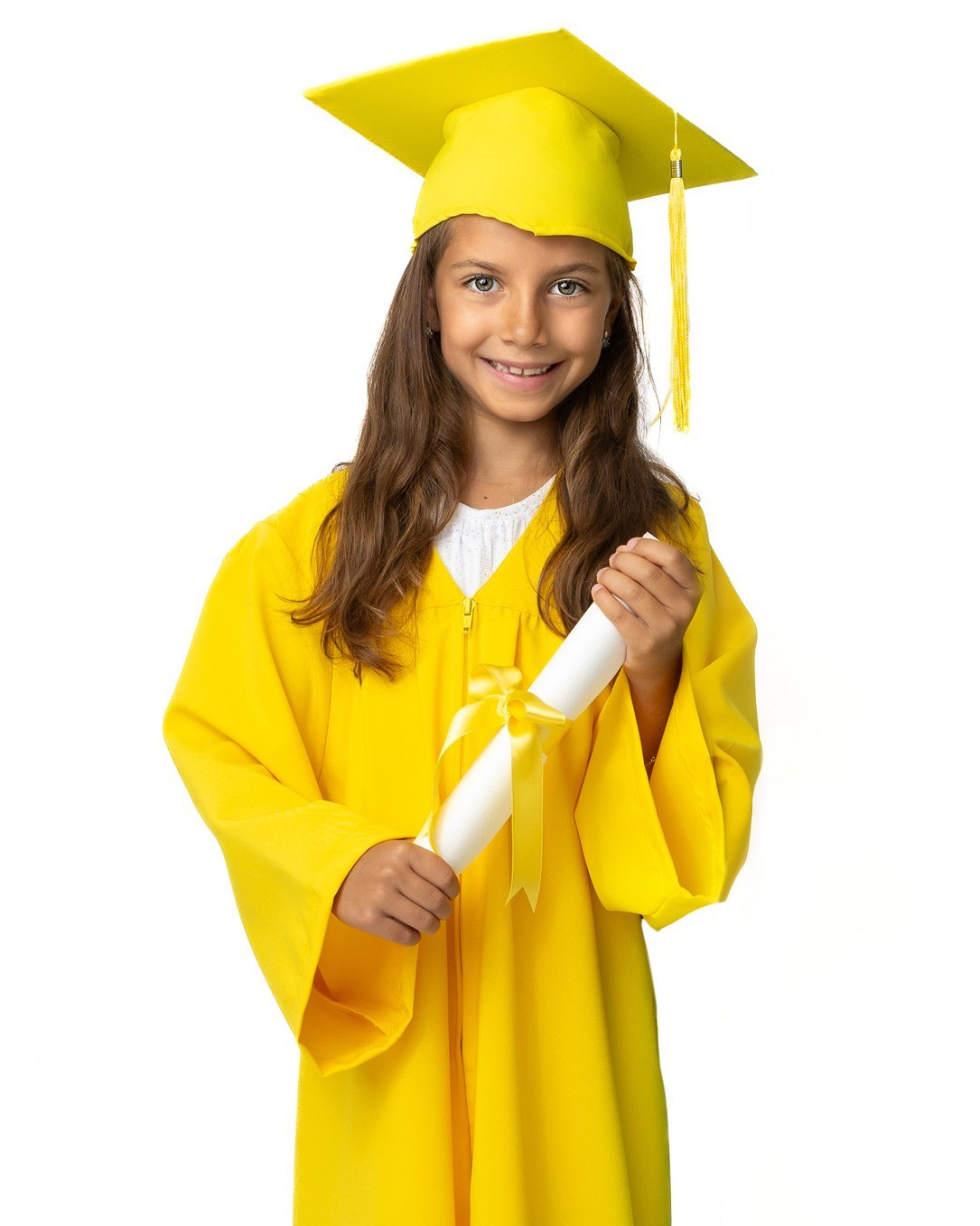 Академична абсолвентска тога и академична шапка за завършване и дипломиране – тъмно зелен цвят