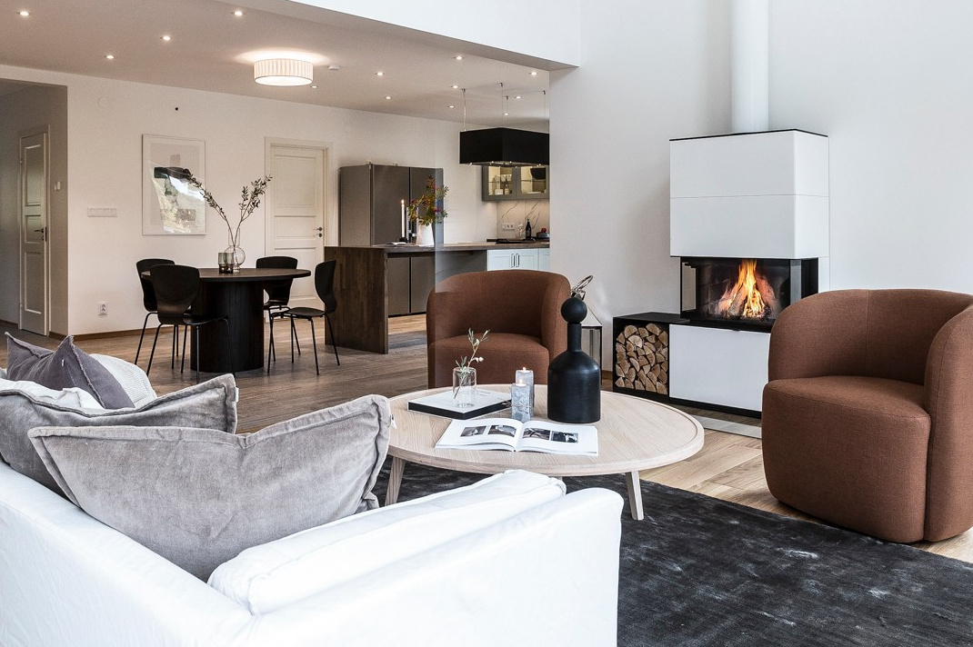 Villa i Stockholm med altan. InHome Design Stockholm – Interiördesign och homestyling i Stockholm