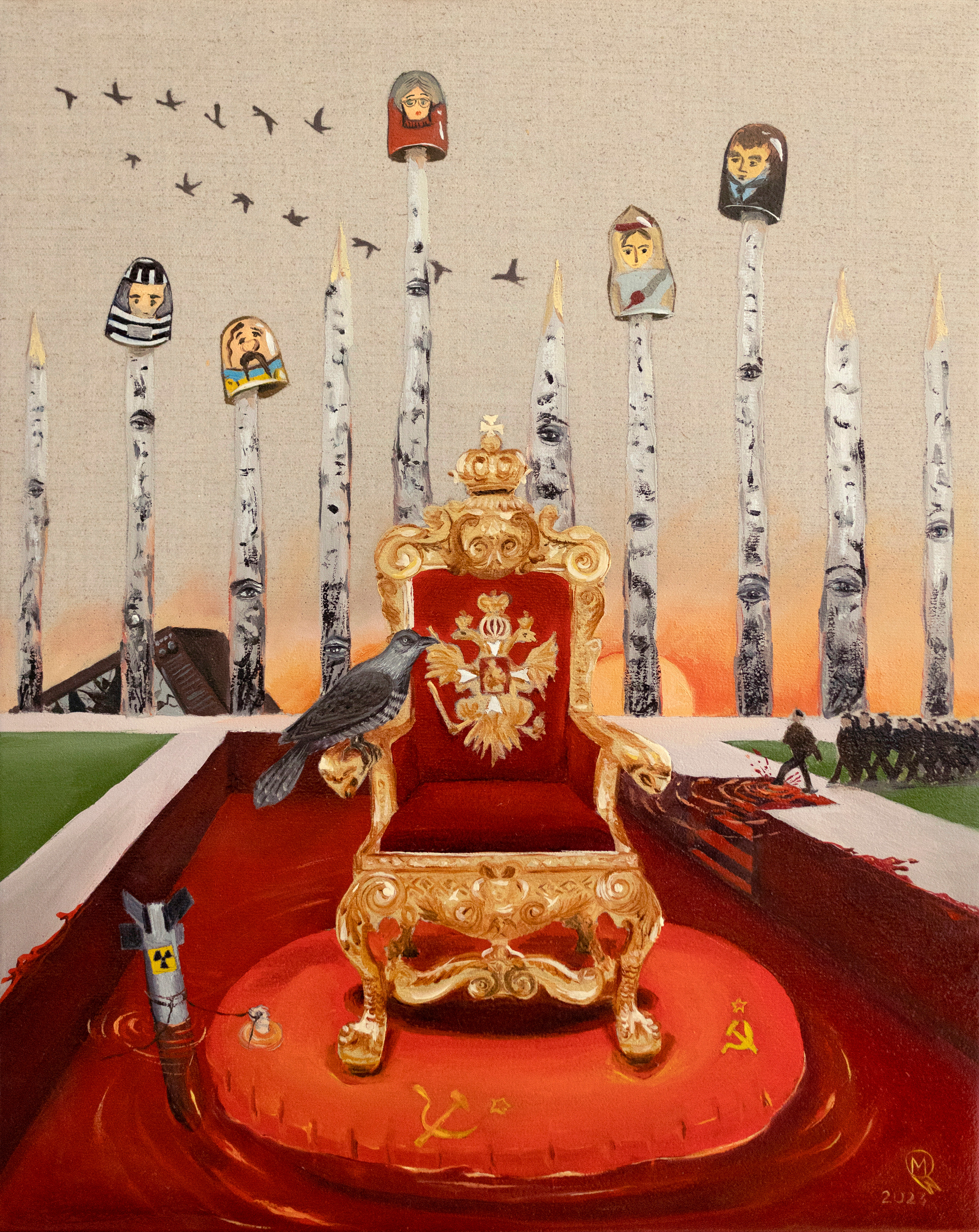 Ukraine. Cambridge artist Mariya Myronova