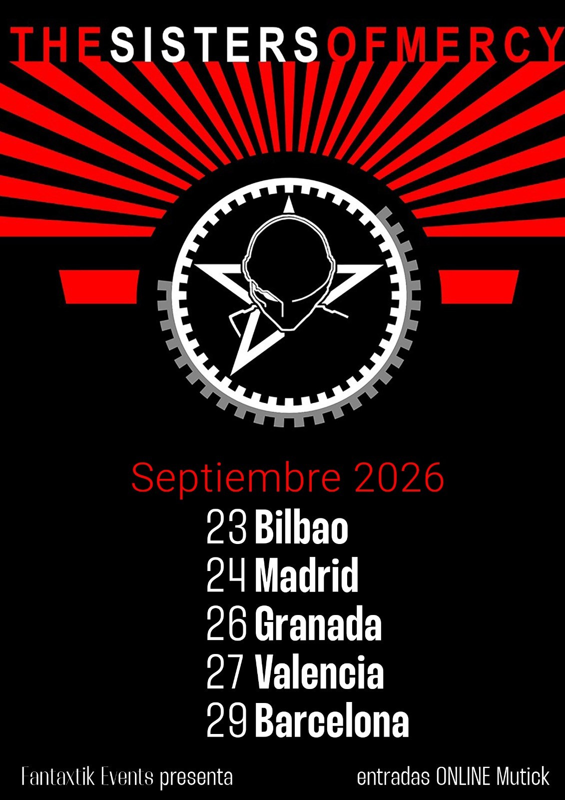 The Sisters of Mercy, la icónica banda británica, regresan a España con una gira por cinco ciudades | FOTKAI