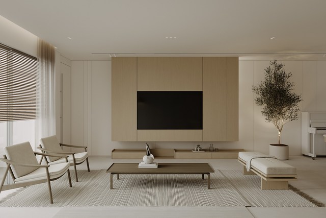 Interior design concept render