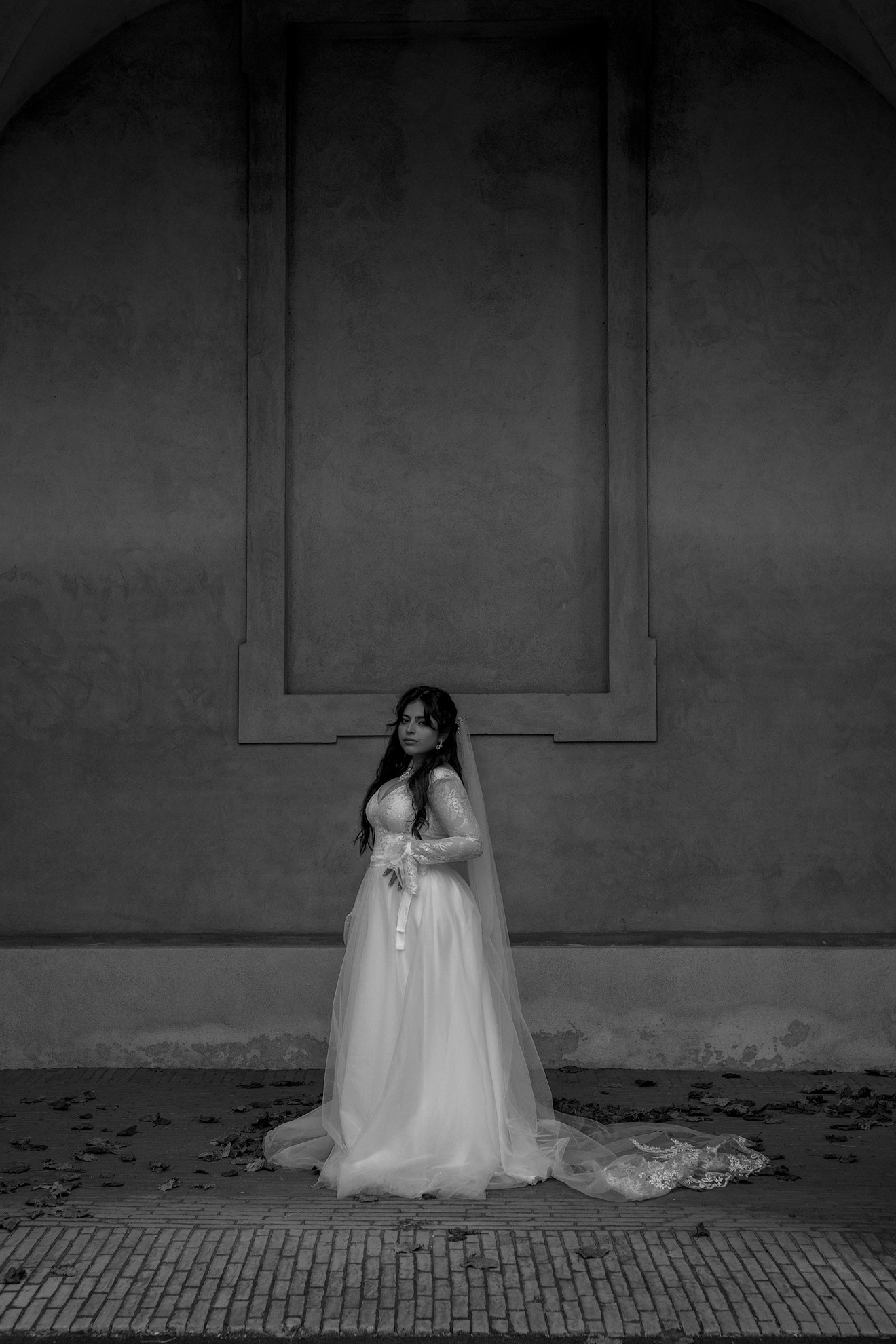 Romantic wedding portrait in Copenhagen