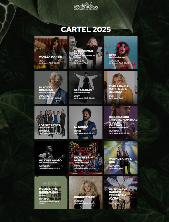 ¿Julio sin planes? Aquí tienes 15 razones para salir de casa | FOTKAI