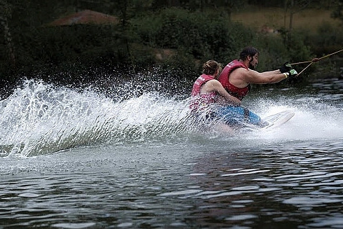 Wasserski am See im Seepark Kirchheim Hessen
