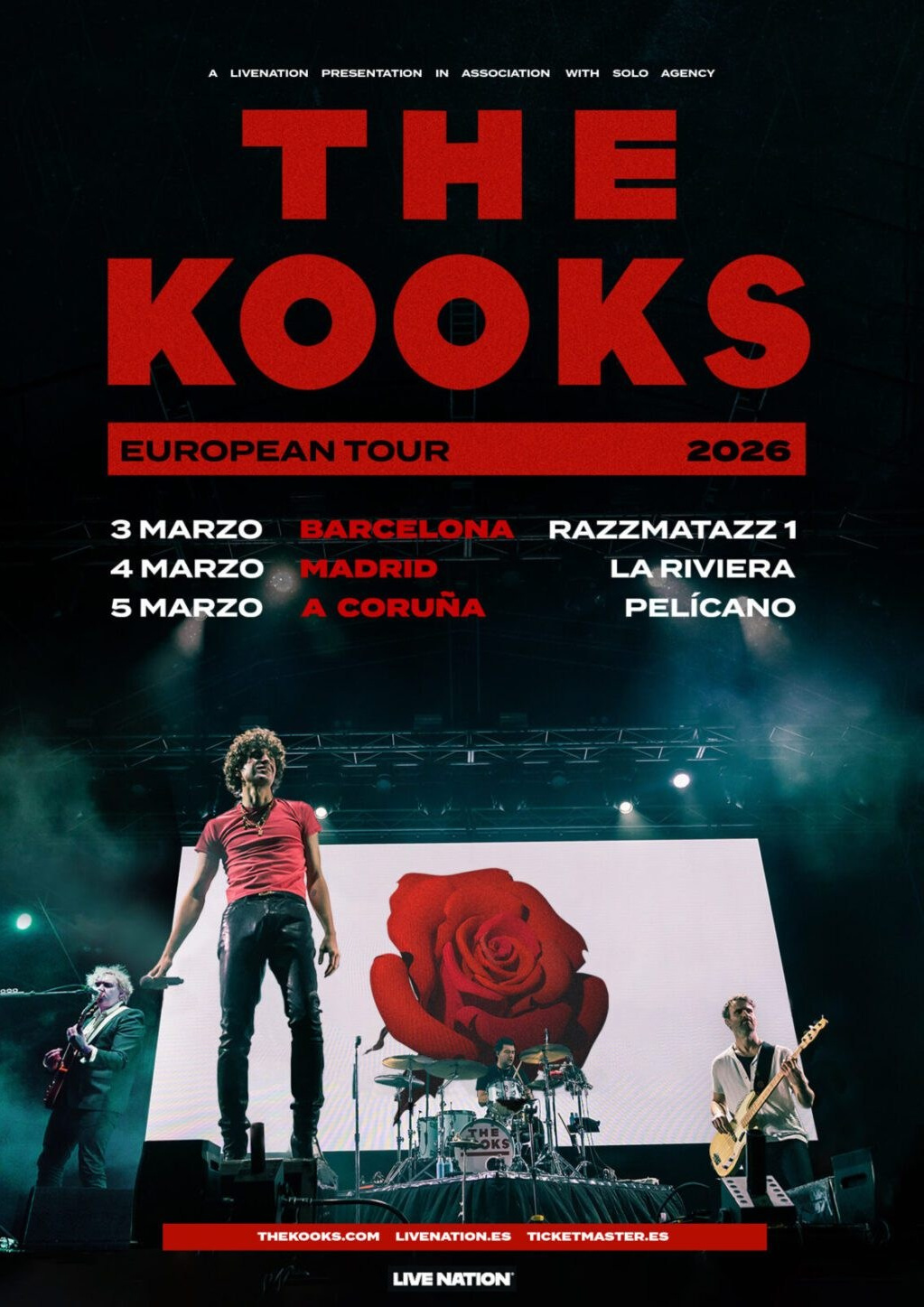 The Kooks en España: conciertos en Barcelona, Madrid y A Coruña durante su gira europea | FOTKAI
