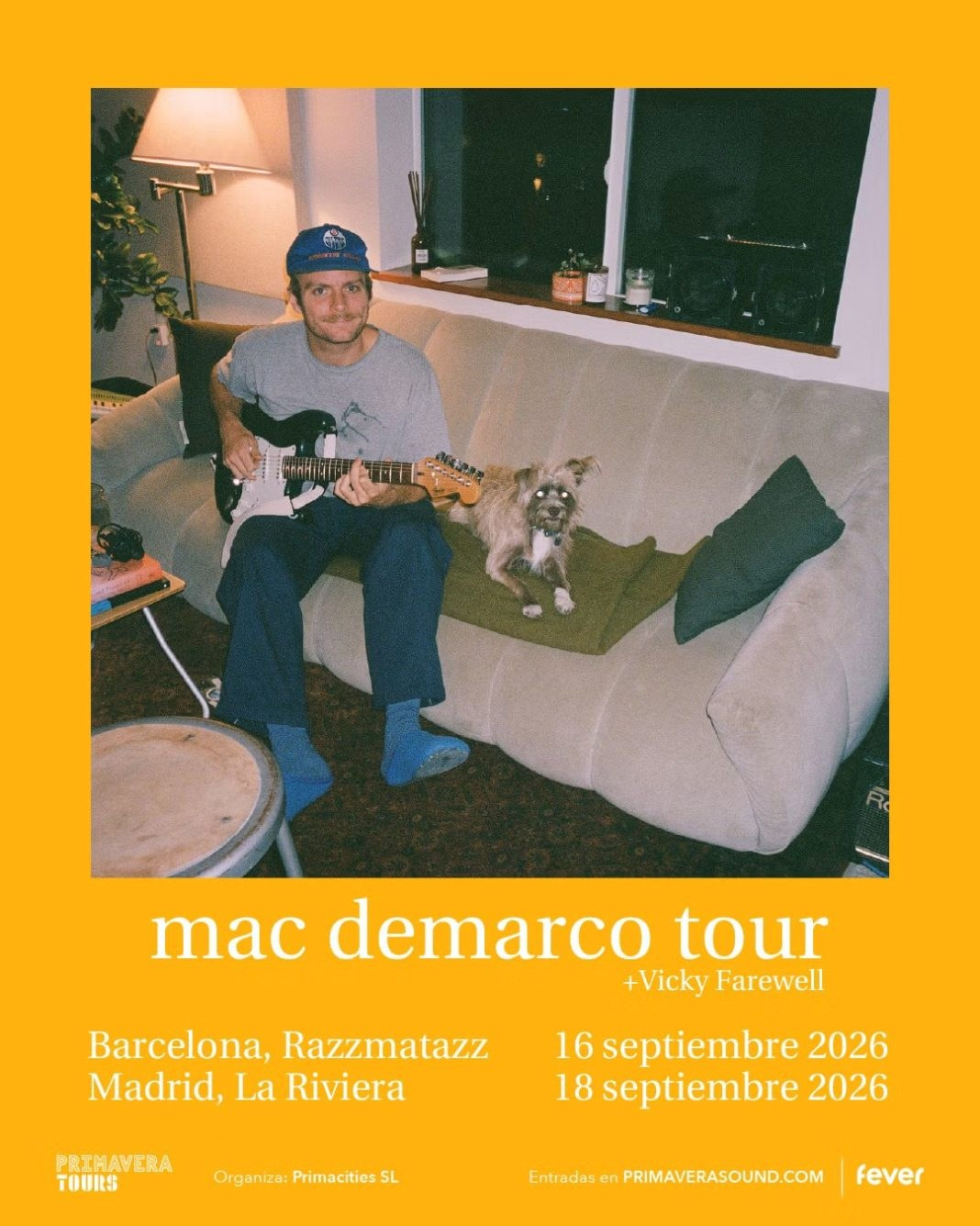Mac DeMarco Plays Three Consecutive Sold-Out Concerts in Barcelona and Madrid This September | FOTKAI