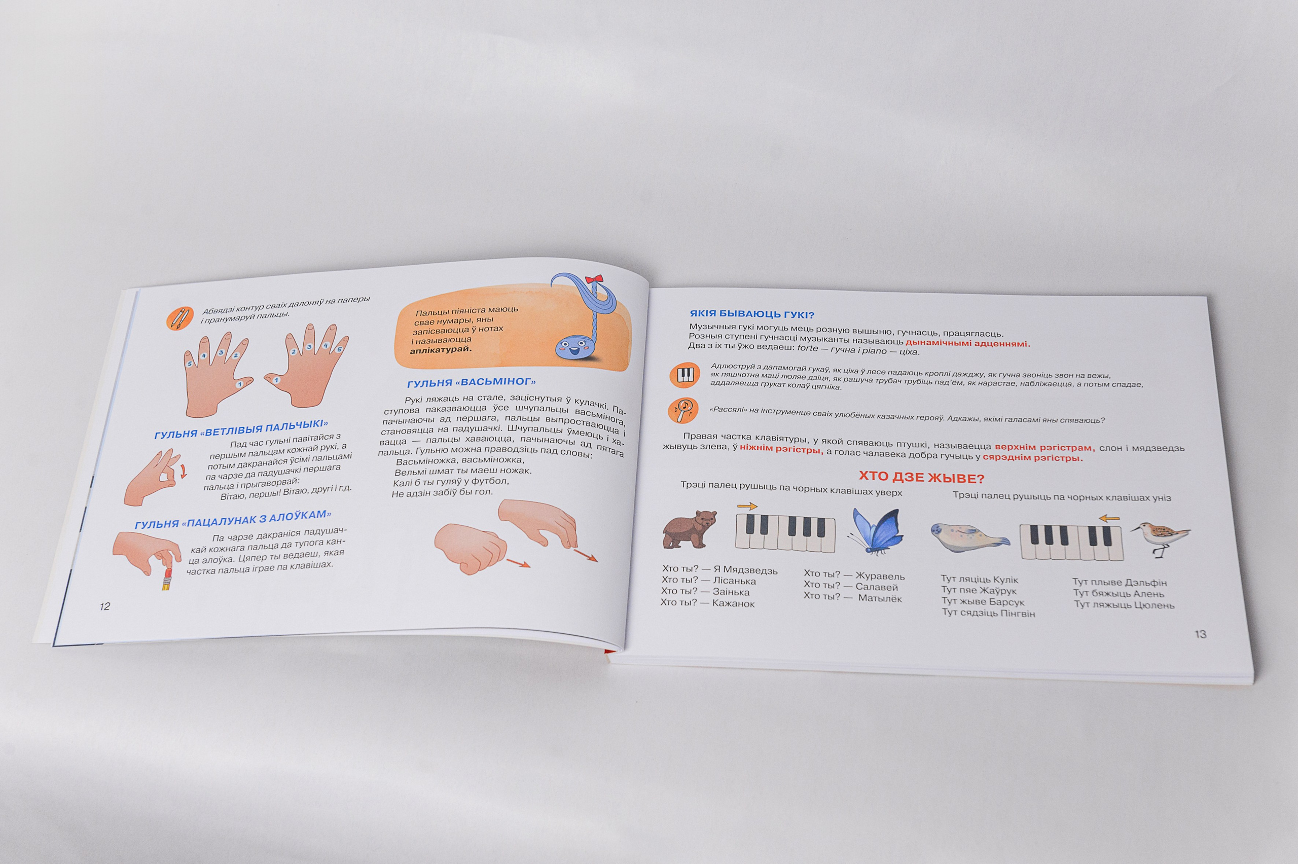 Як стваралася кніга — “Музычная Вандроўка з Алесем i Паўлiнкай. Першыя крокi”