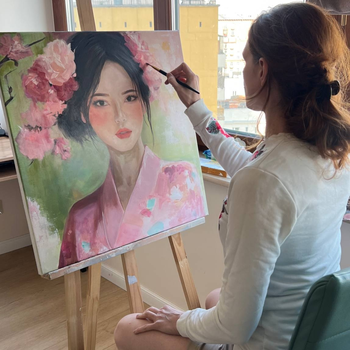 Обучение. Художник Екатерина Полякова