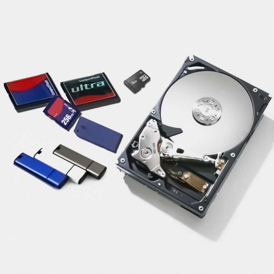Data recovery and secure deletion from digital storage devices and hard drives