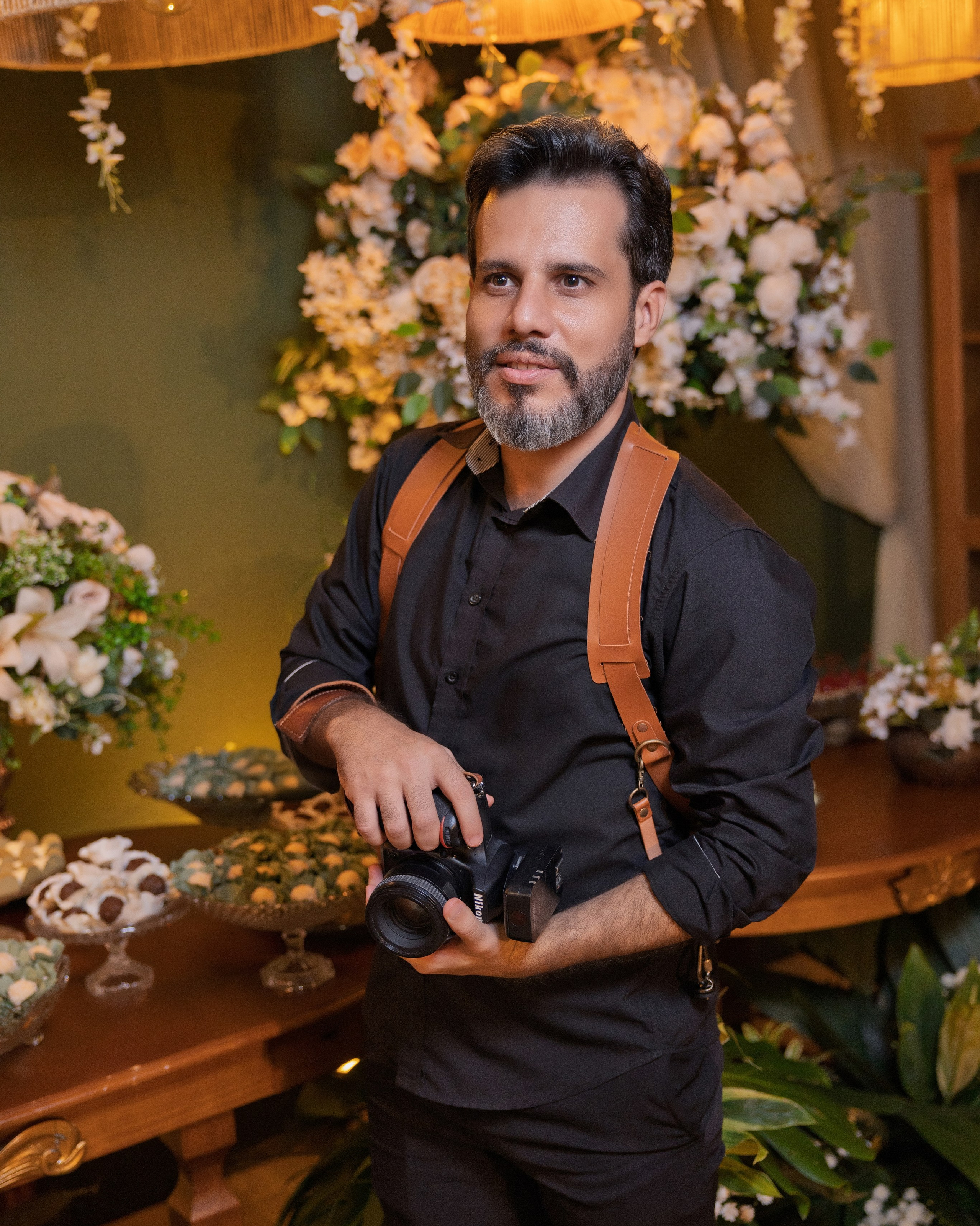 Fotógrafo de casamento em Itumbiara GO registrando momento da cerimônia