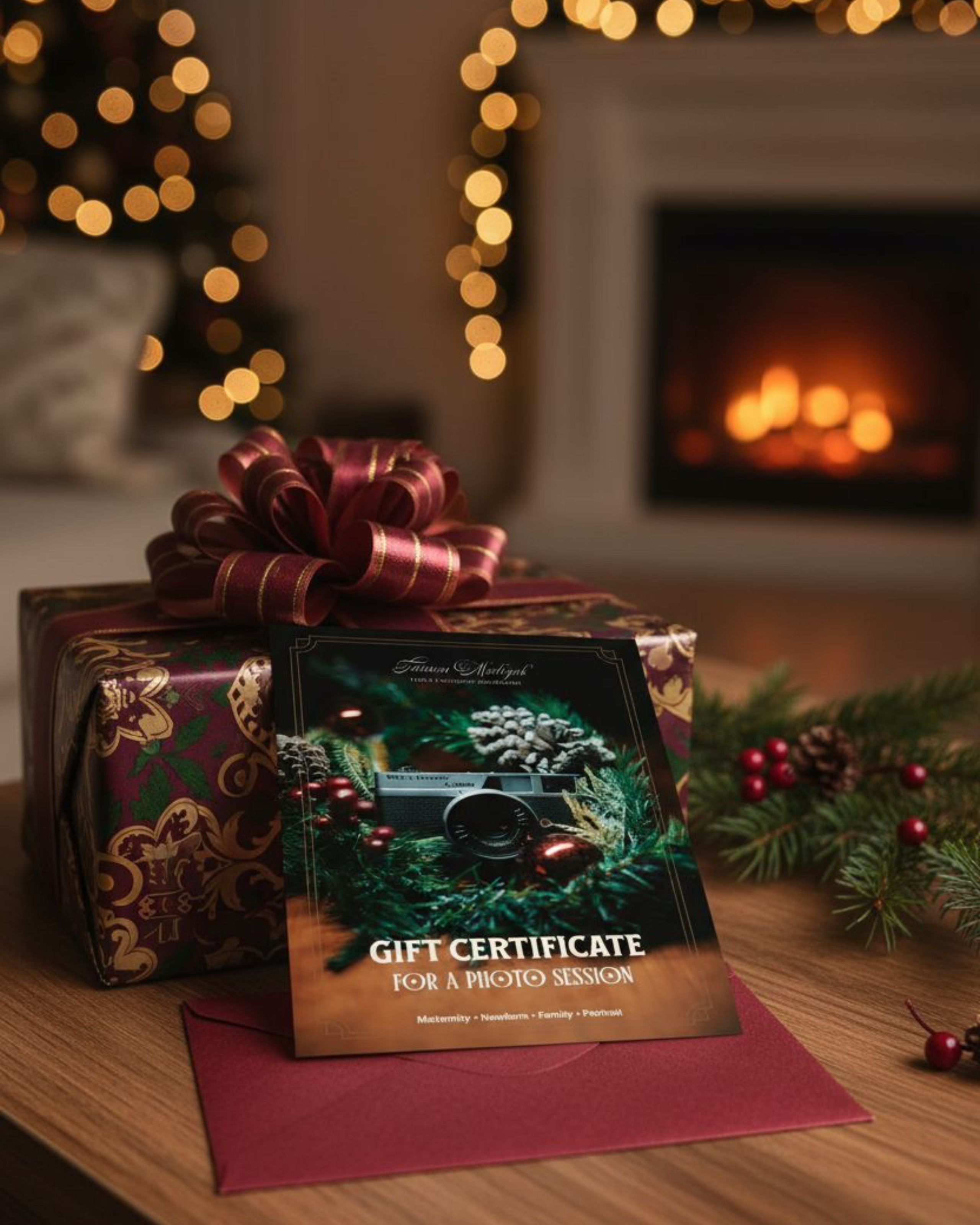 Рождественская фотосессия в Дрездене — студия, образы и волшебство. Фотограф семьи и материнства в Дрездене Татьяна Мудряк