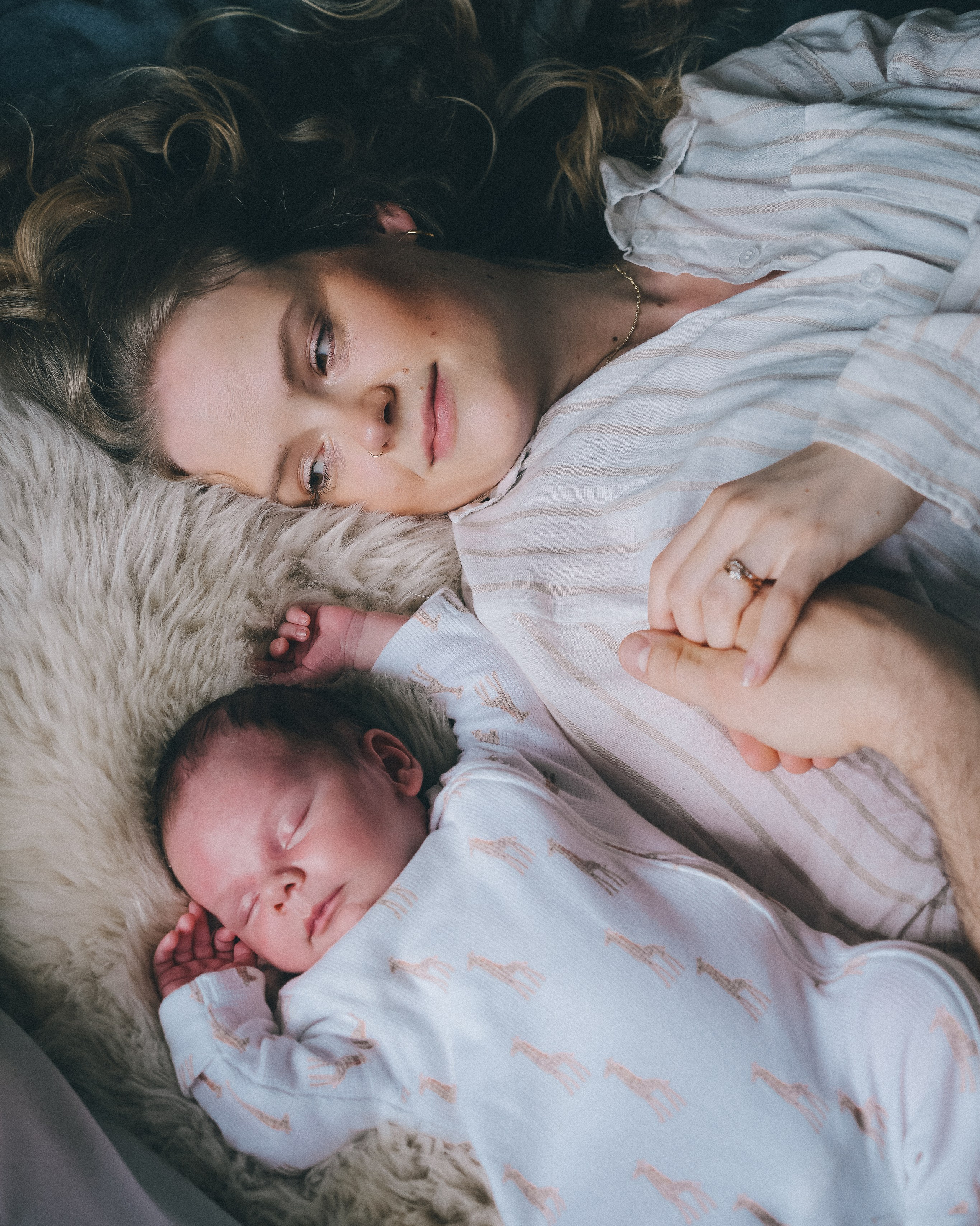 Newborn and family photographer Solihull, lifestyle home photography with baby