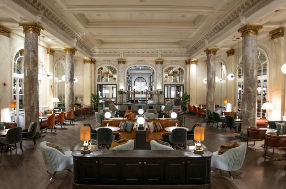 FPV Drone Tour Showcases Hawthorn Dining Room & Bar at Fairmont Palliser. ProFly.club — Professional aerial filming in Calgary