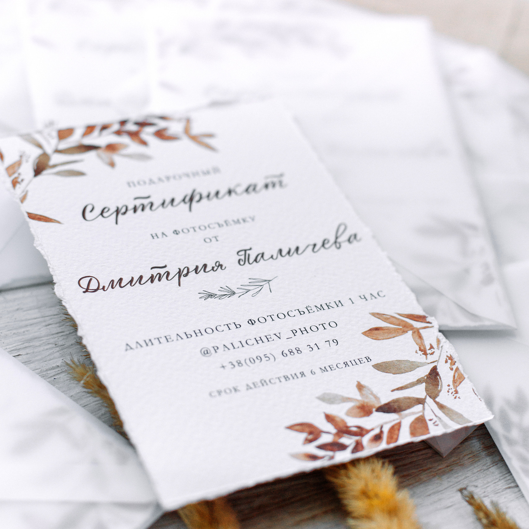 Сертификат. Кара Дмитрий, фотограф Аланья