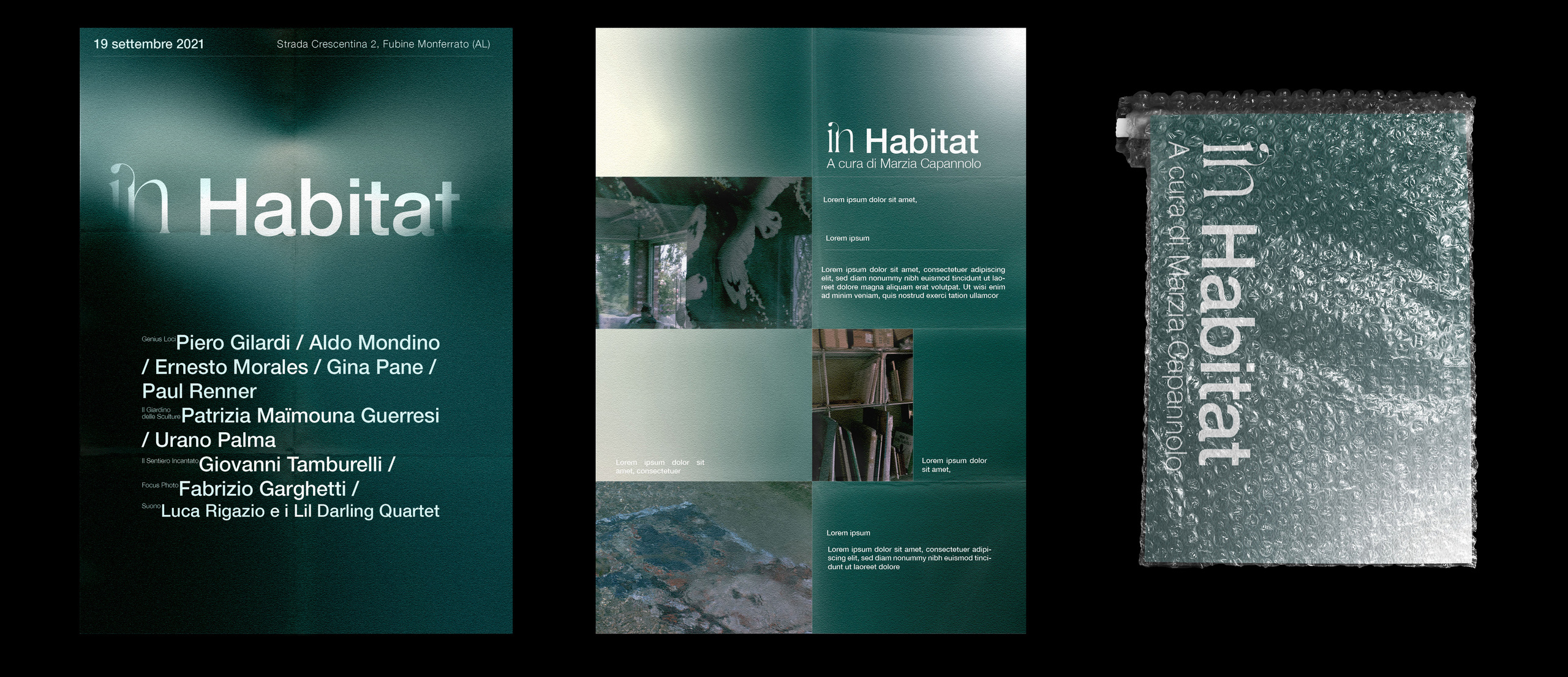 La Crescentina — visual identity. Aura Studio / co-design space