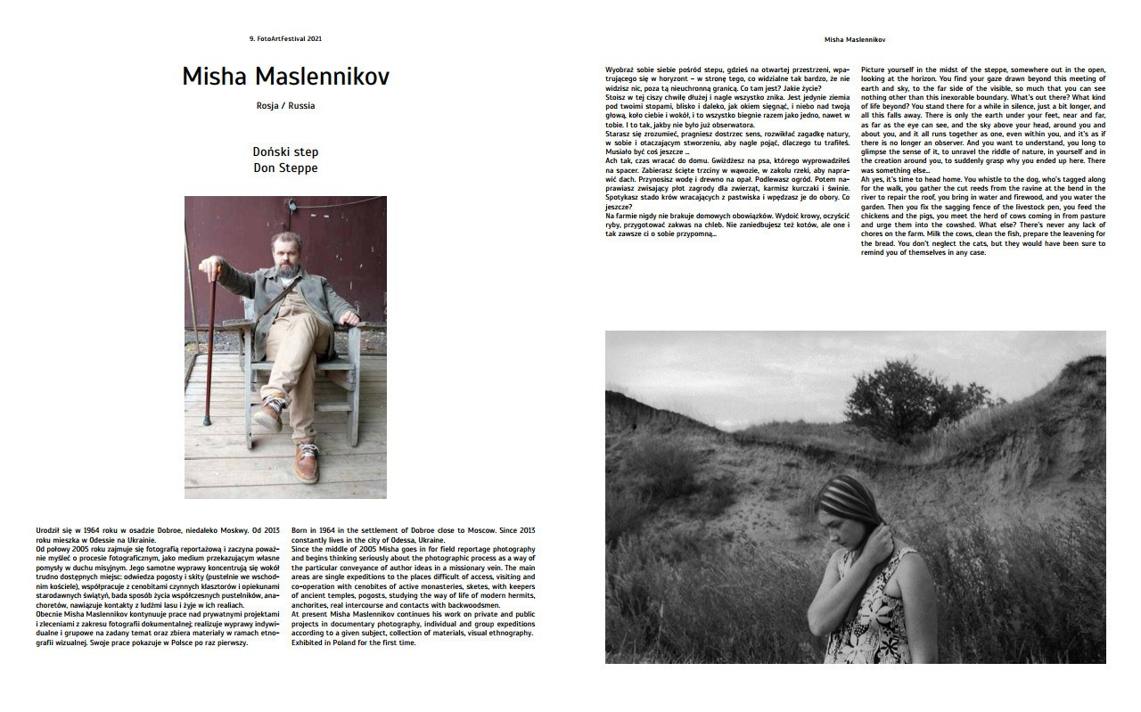 Misha Maslennikov / The Don Steppe / Bielsko-Biała 2021. Noga Creative Union