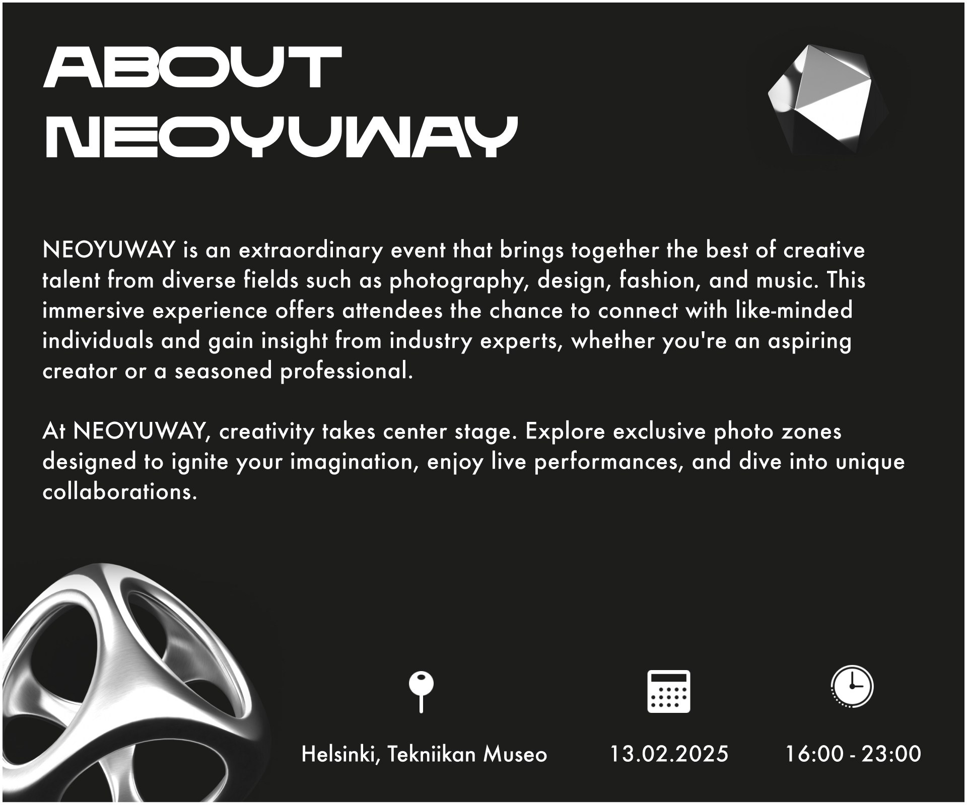 NeoYUway. Valokuvaaja Neoshi Production Yana Shishkovskaya Helsinki