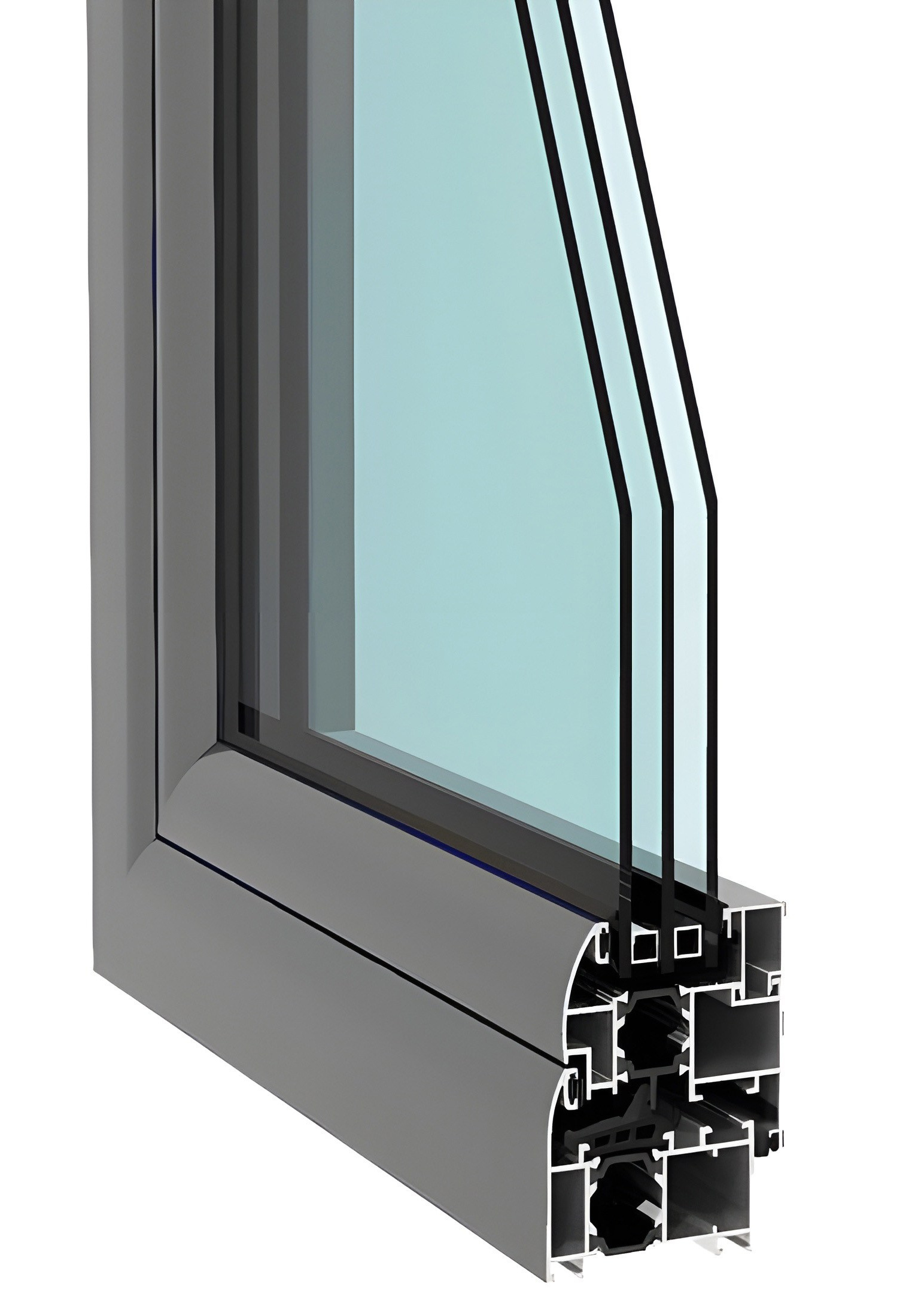 Теплая серия алюминиевых профилей Rescara P69.