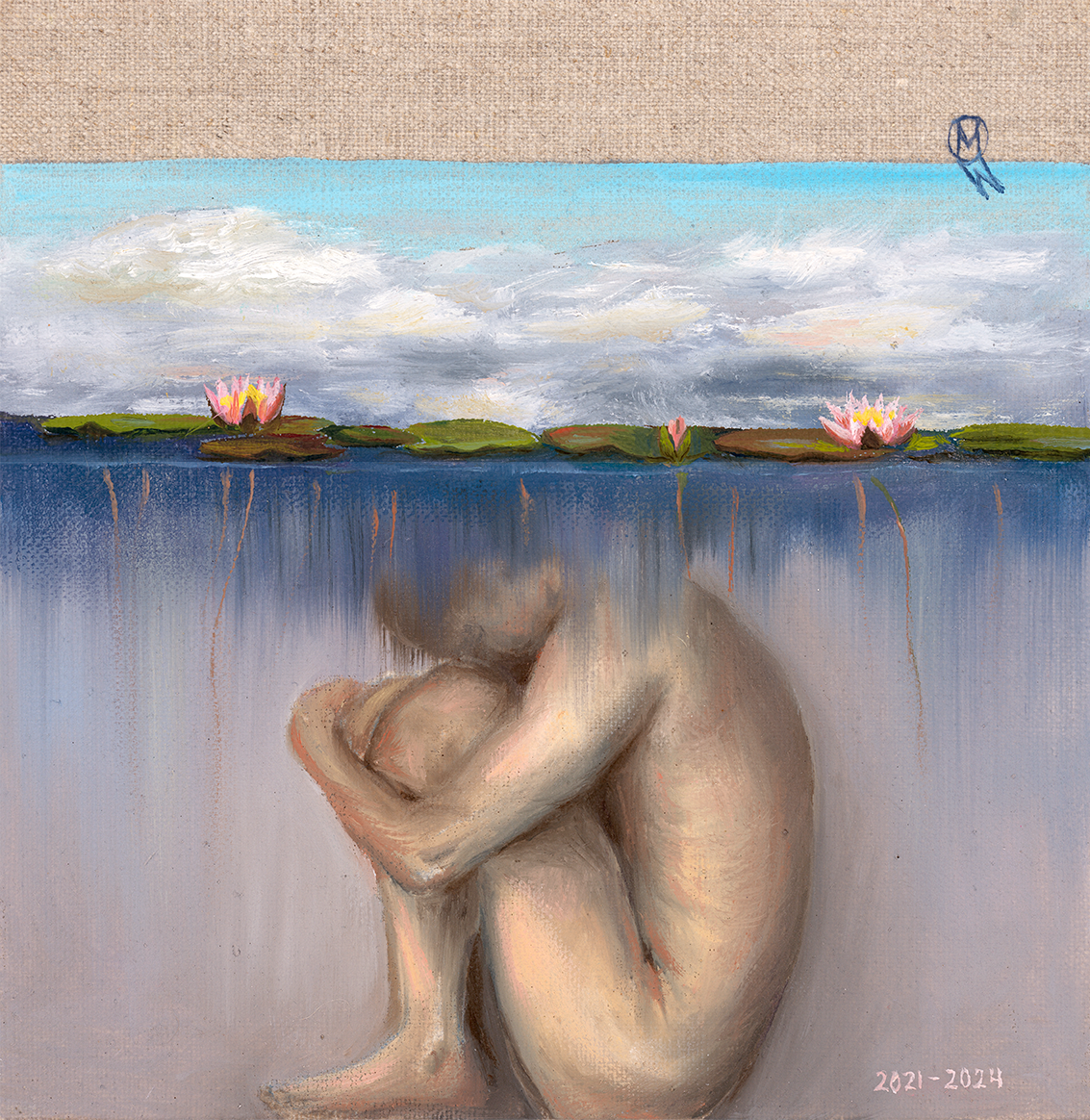 Surrealist artist Mariya Myronova based in Cambridge UK