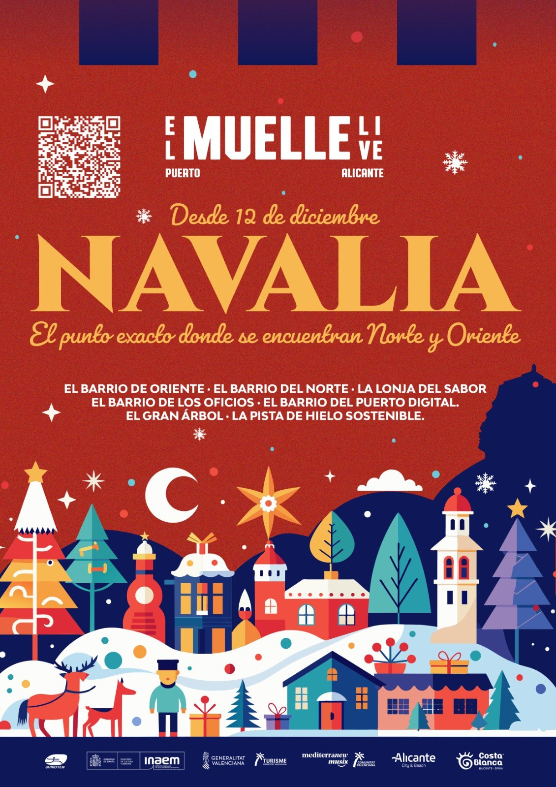 Navalia in Alicante, a Christmas village by the sea with free access and family activities | FOTKAI