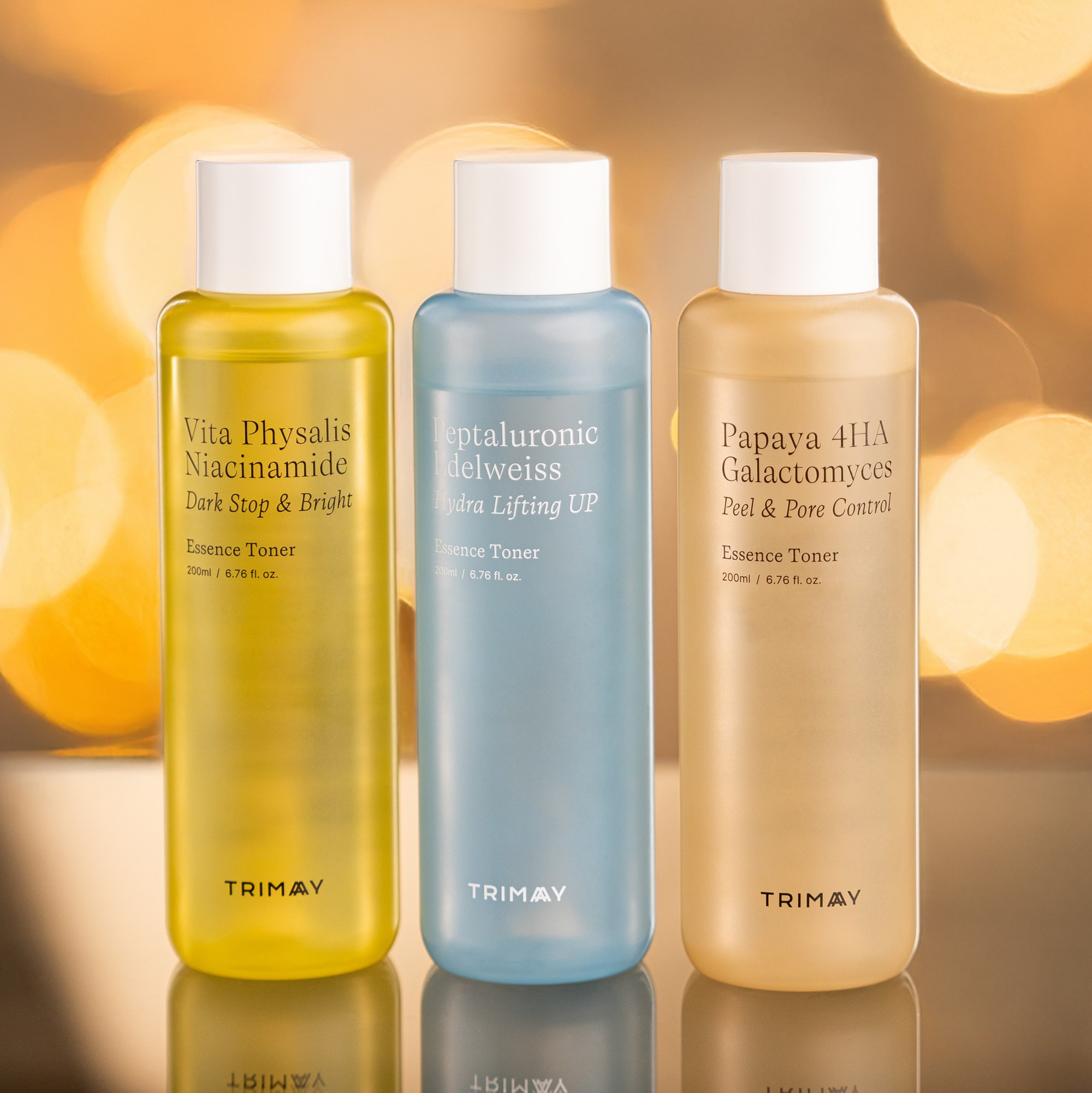 Məhsul fonlarında isti və soyuq tonların fərqli vizual təsirini göstərən müqayisəli görüntü