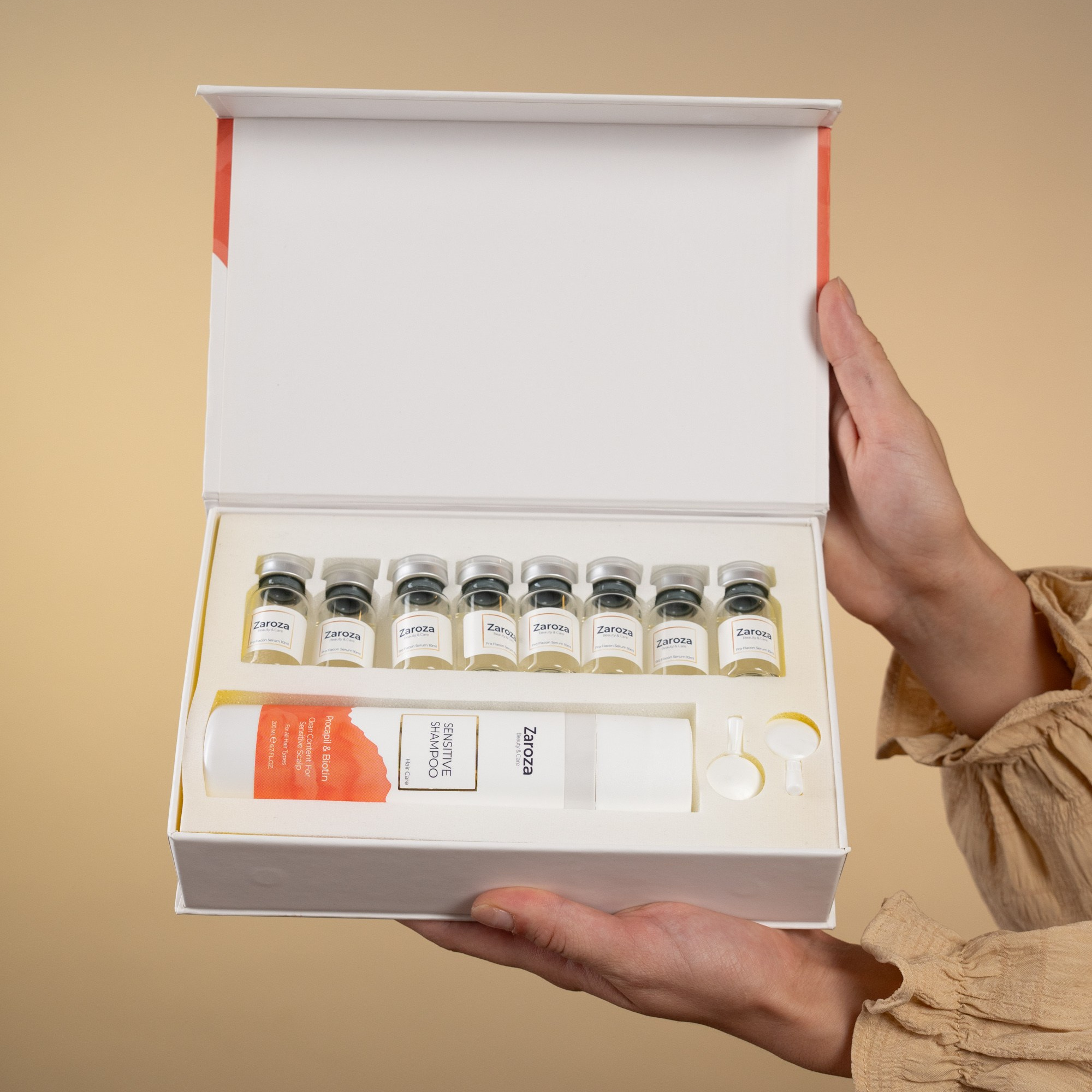 Alıcının özünü məhsulla təsəvvür etməsi üçün lifestyle fotosu