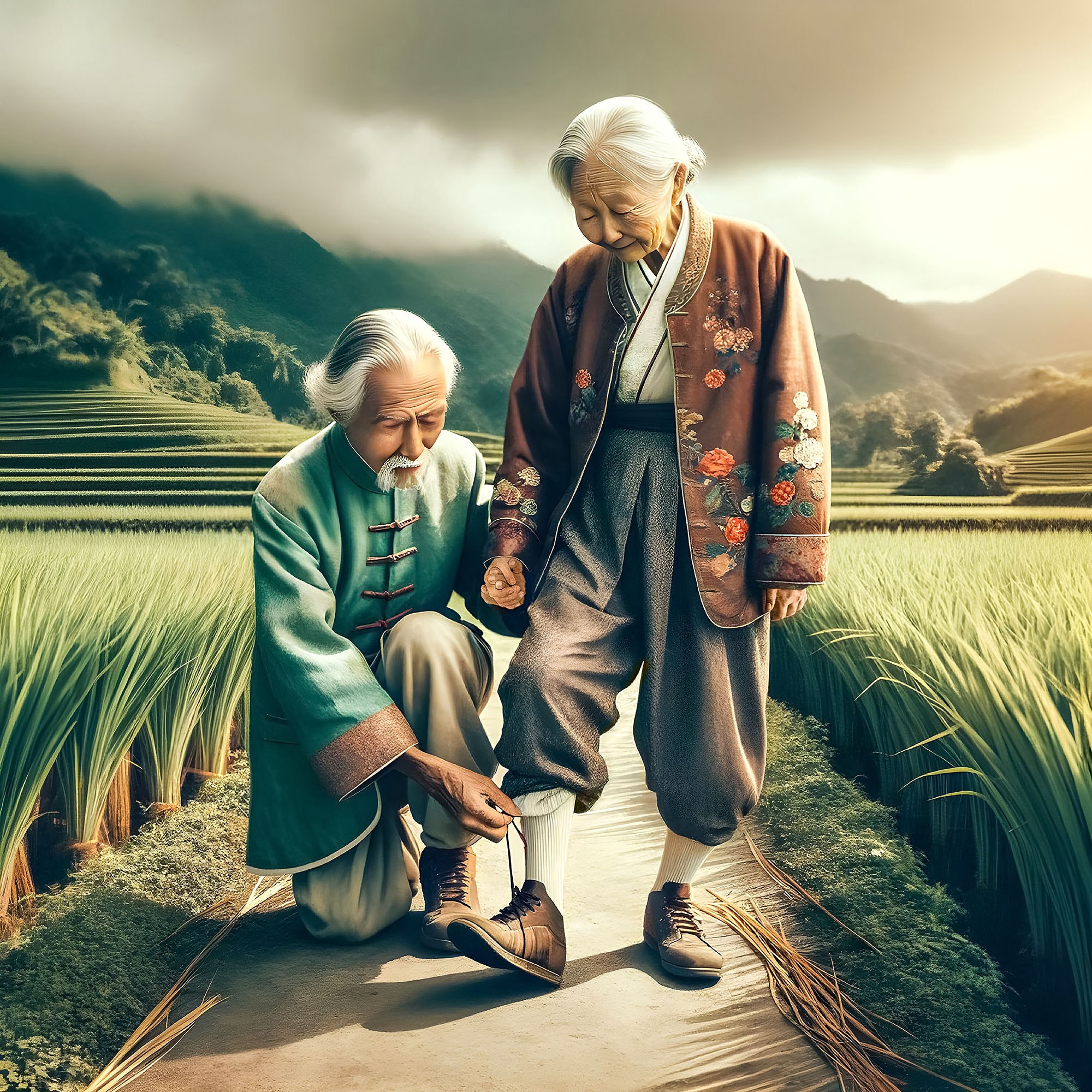 “Eternal love” digital art for interior