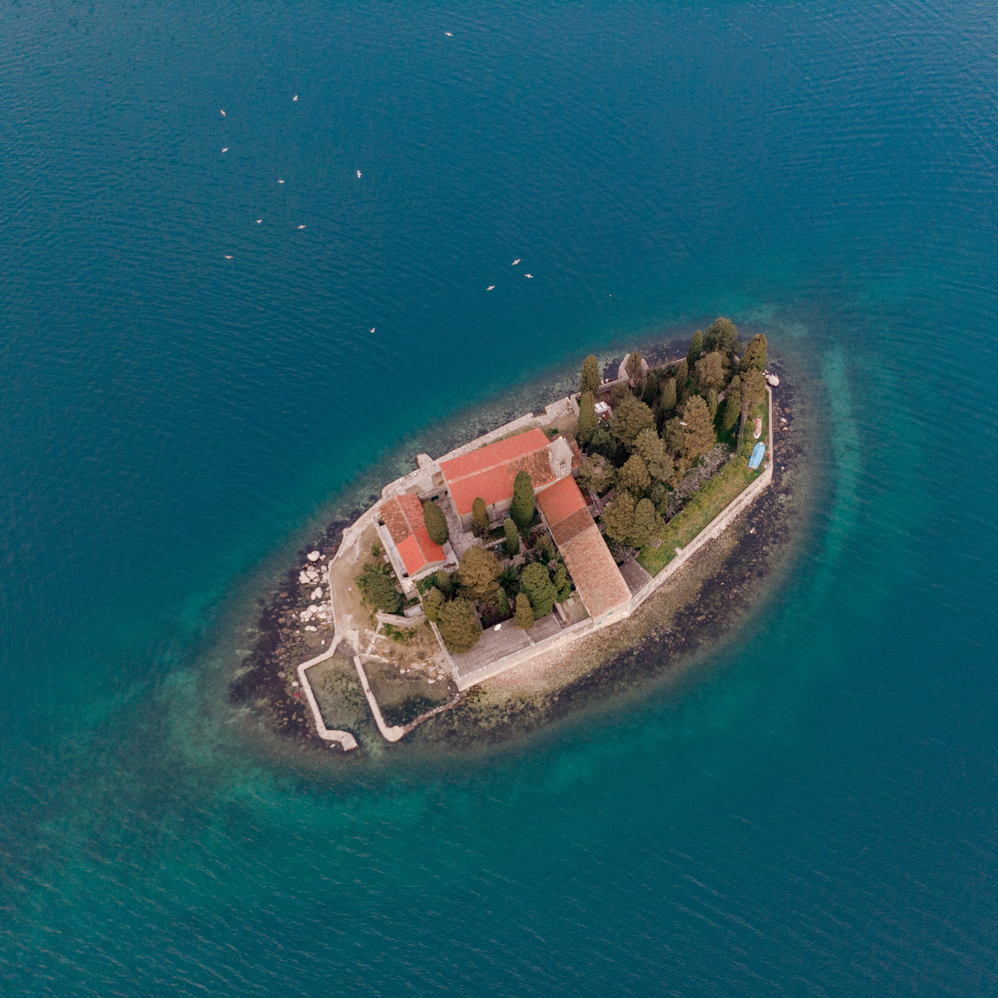 Остров святого Георгия - остров Мертвых, Пераст, Черногория