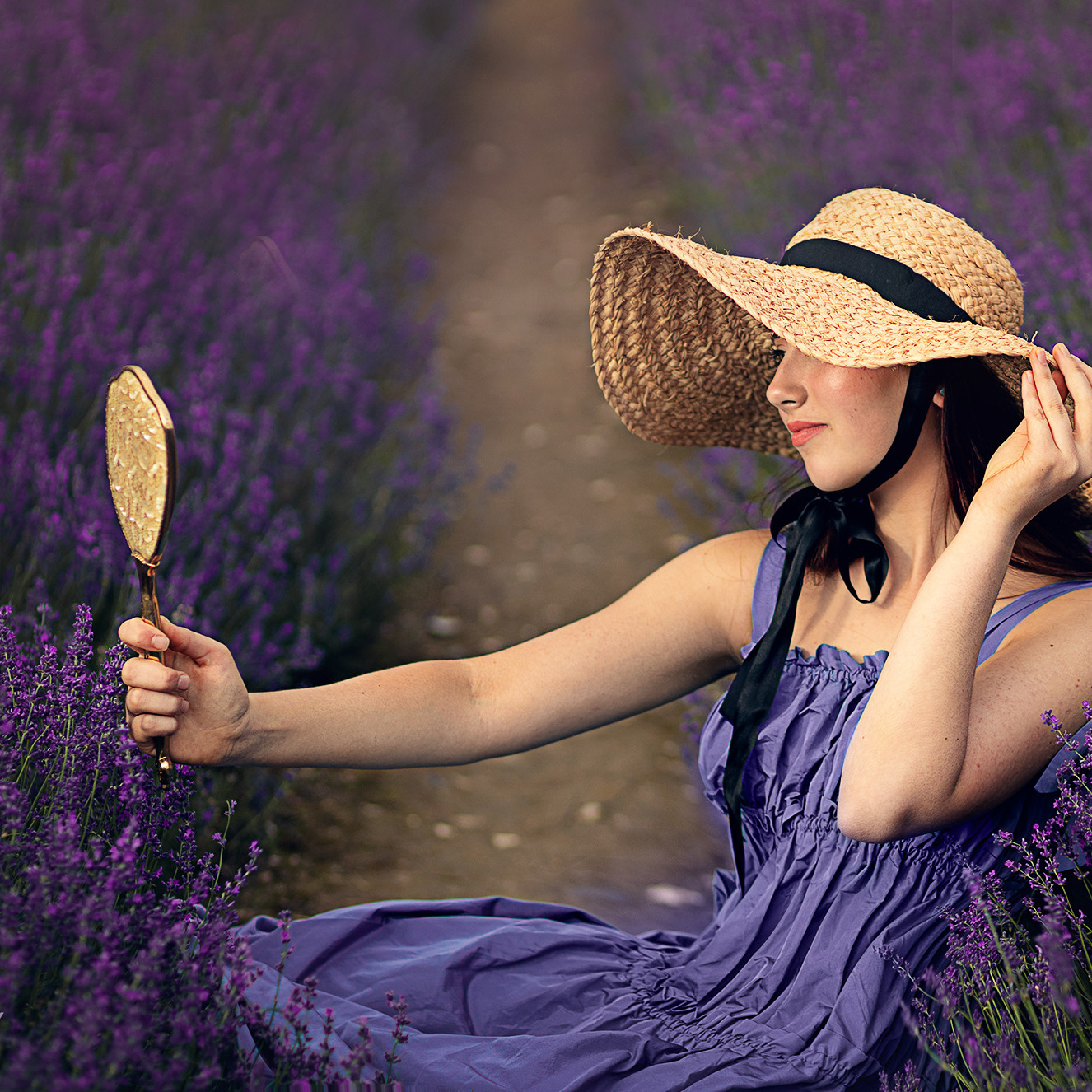 Hitchin Lavender photoshoot. Stevenage, Hertfordshire family and newborn photographer