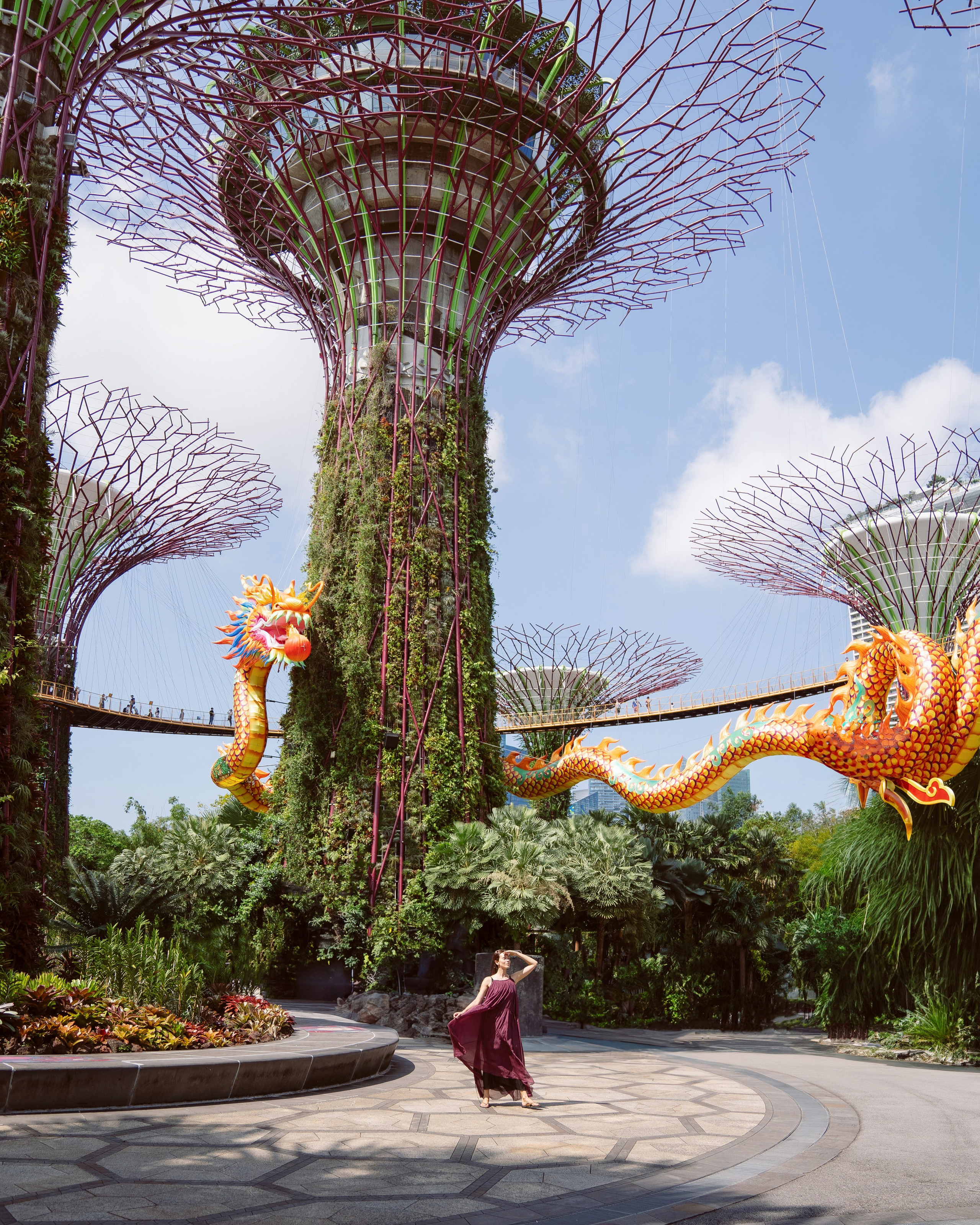Gardens by the Bay. Dasha in Singapore